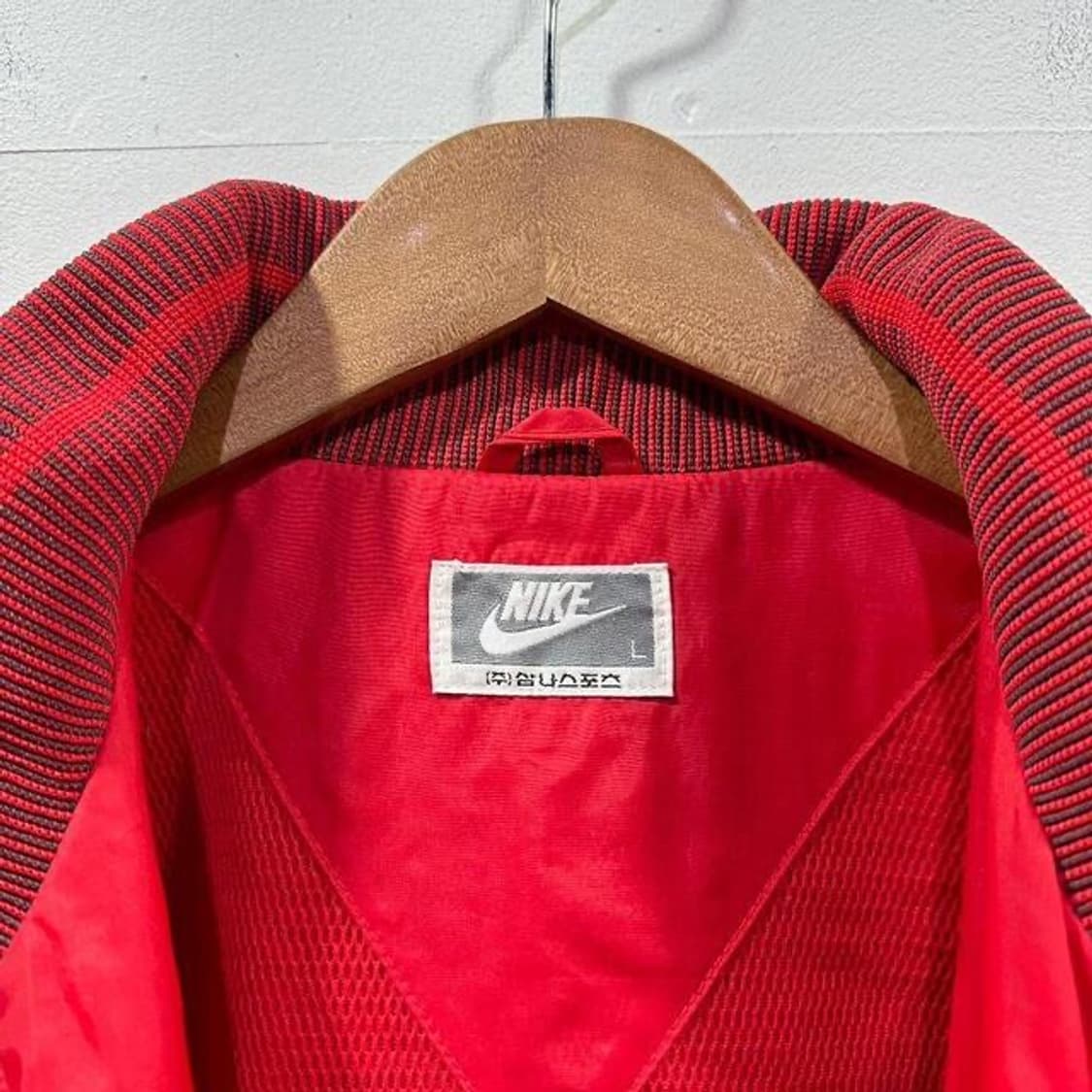 90s 나이키 삼나스포츠 트랙 자켓 (L)   상품이미지5