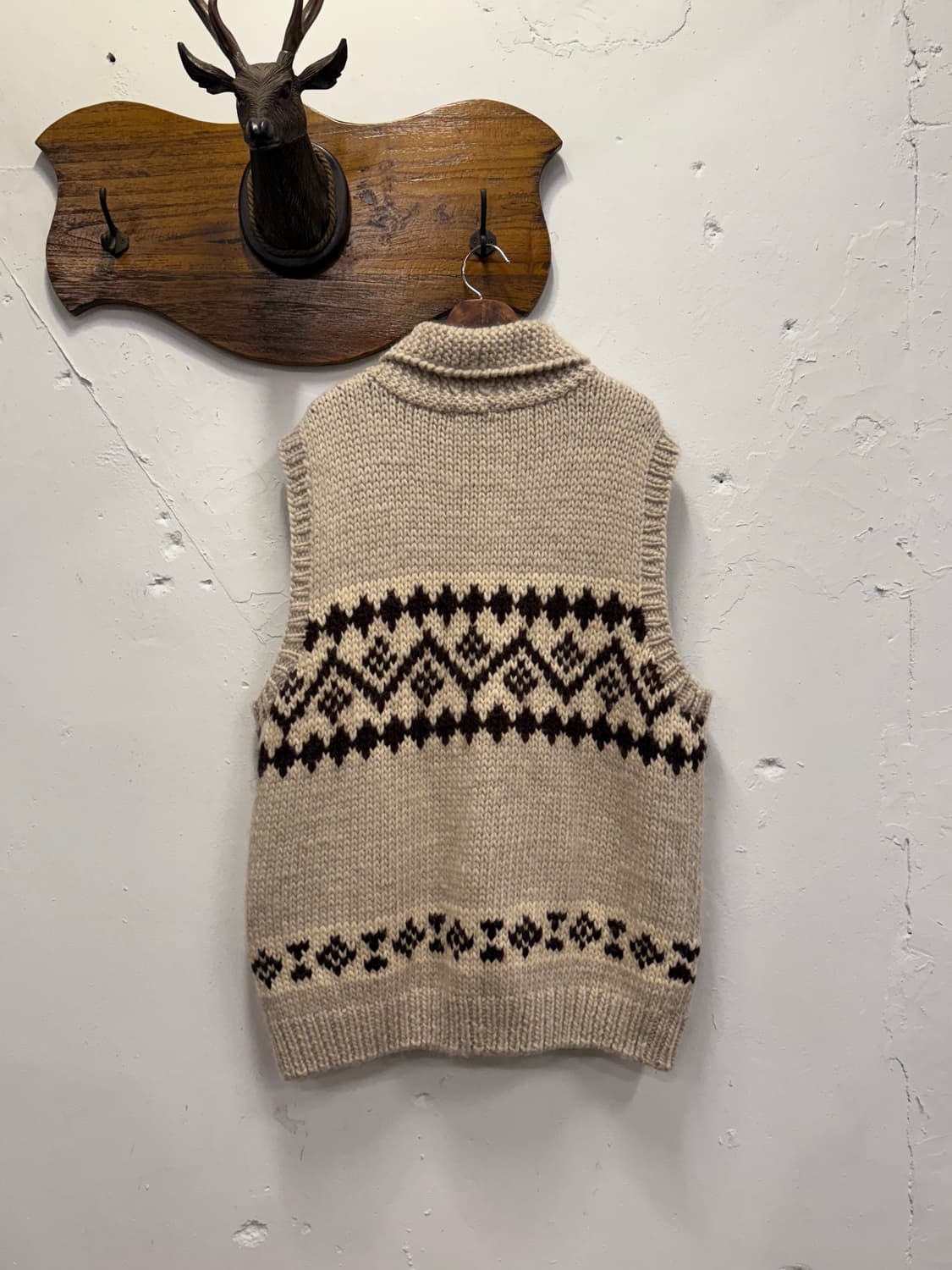 3L) Nordic Wool 100% Knit 2-Way Zip Vest 상품이미지4