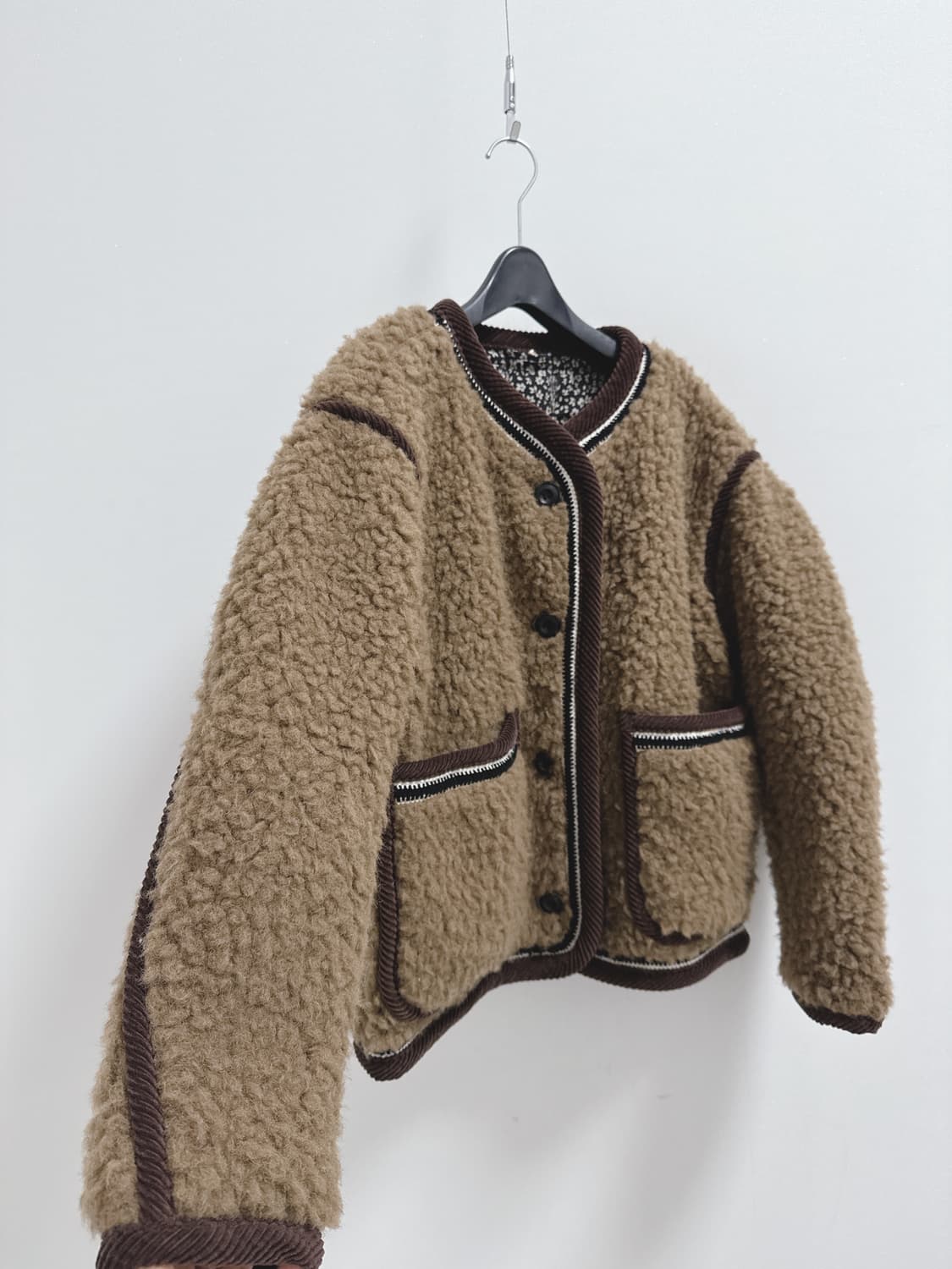 비이커 시어링 브라운 자켓  상품이미지4