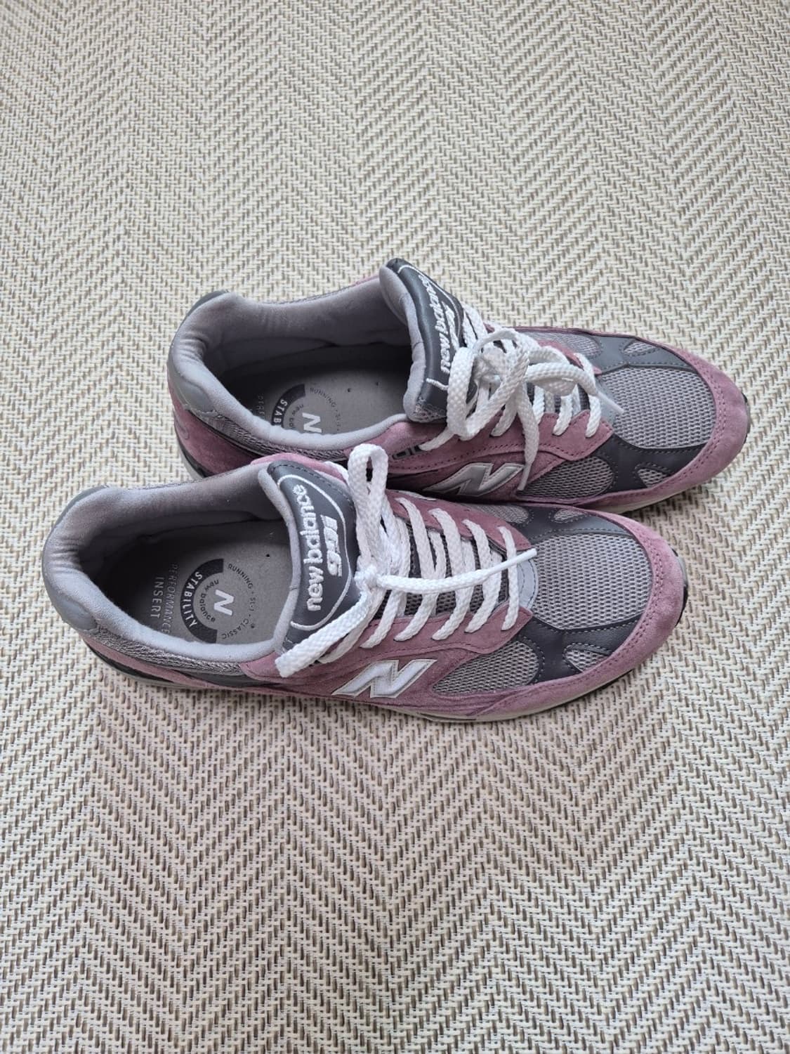 뉴발란스 991 메이드 인 UK (핑크그레이) 상품이미지4