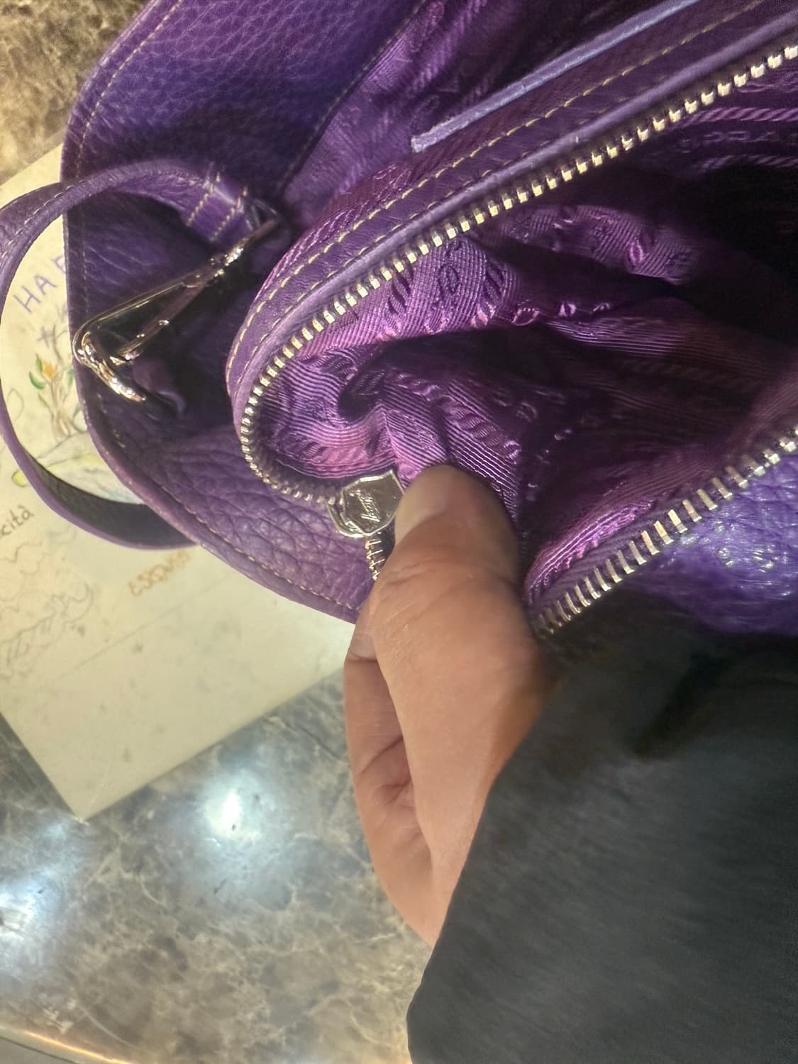 정품 프라다 비텔로 2way백 팝니다 상품이미지9