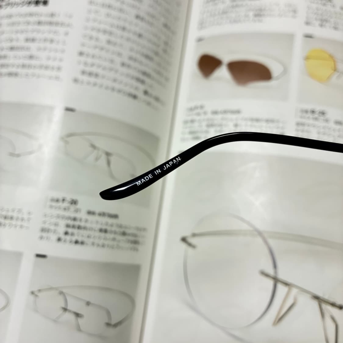 G.O.M 일본 빈티지 티타늄 탑브릿지 안경 상품이미지7