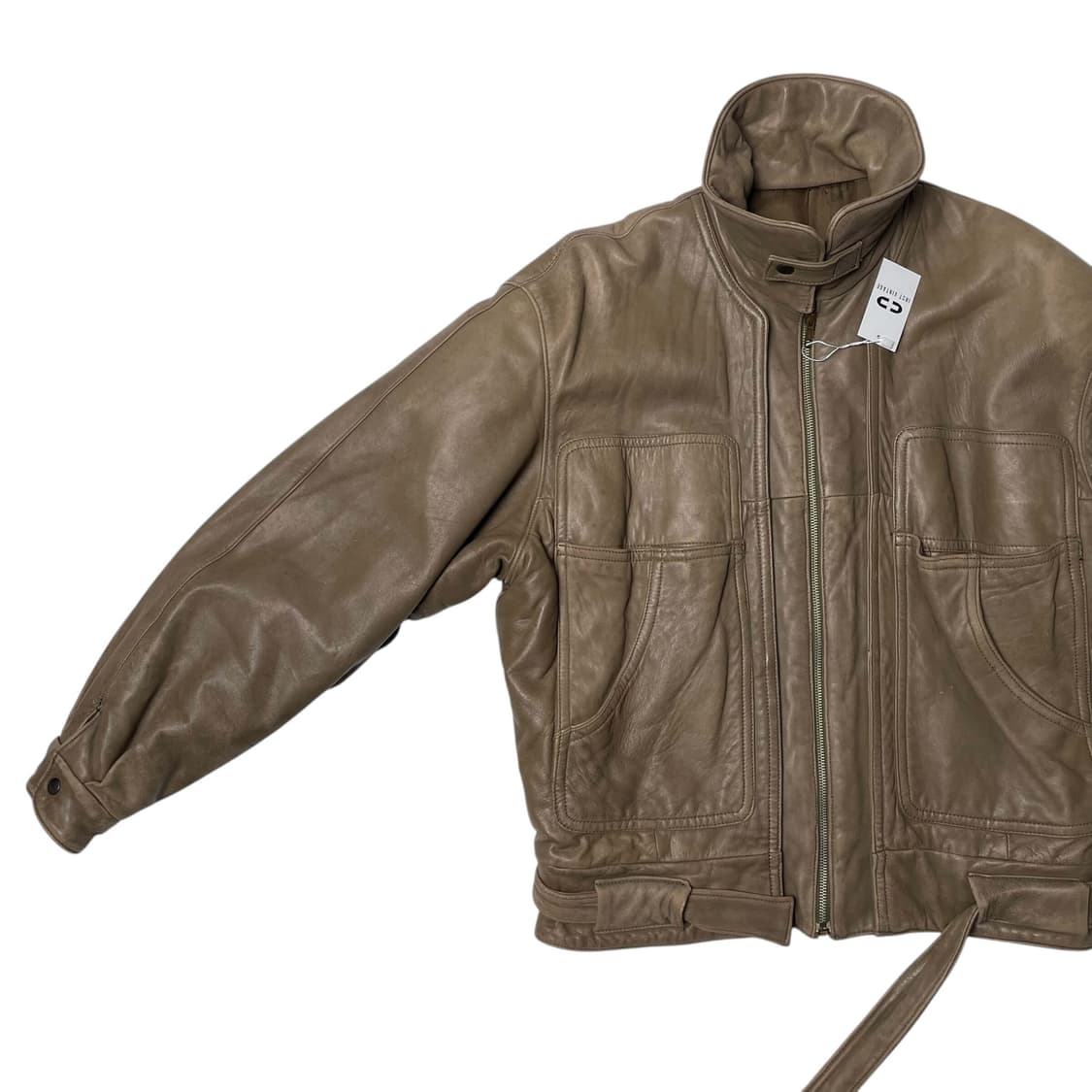 멀티포켓 레더 봄버 (italy made) 상품이미지6