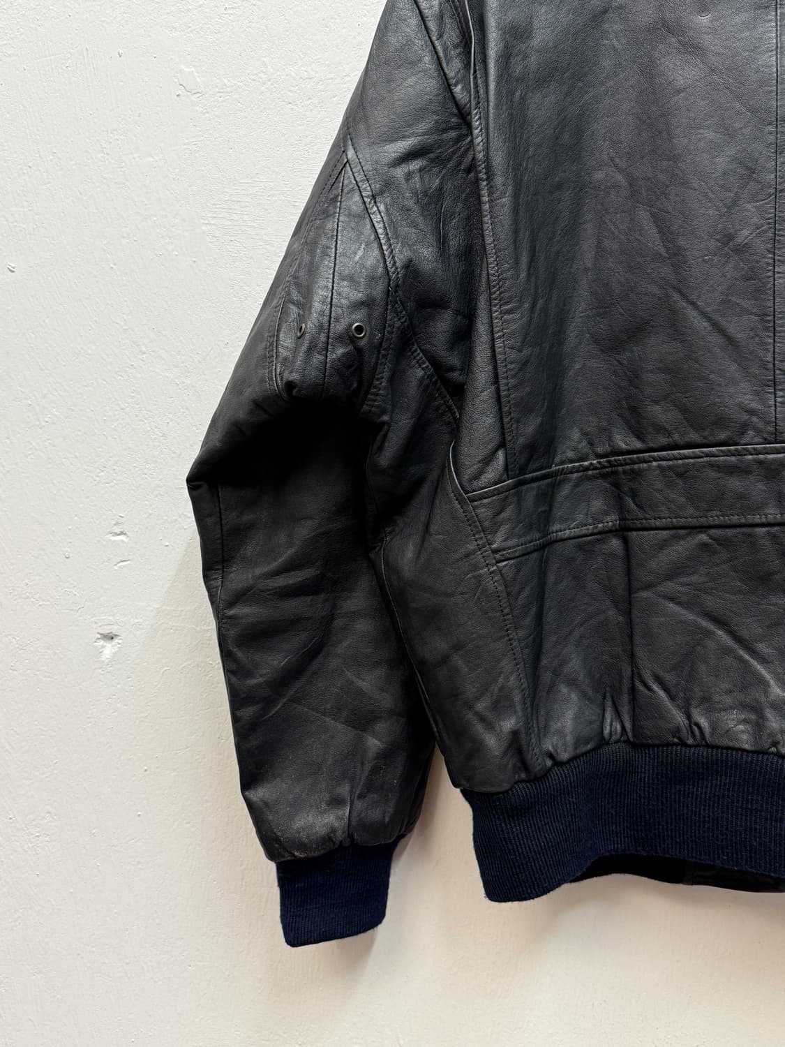MAC HOPE Leather G-1 Flight Jacket 상품이미지6