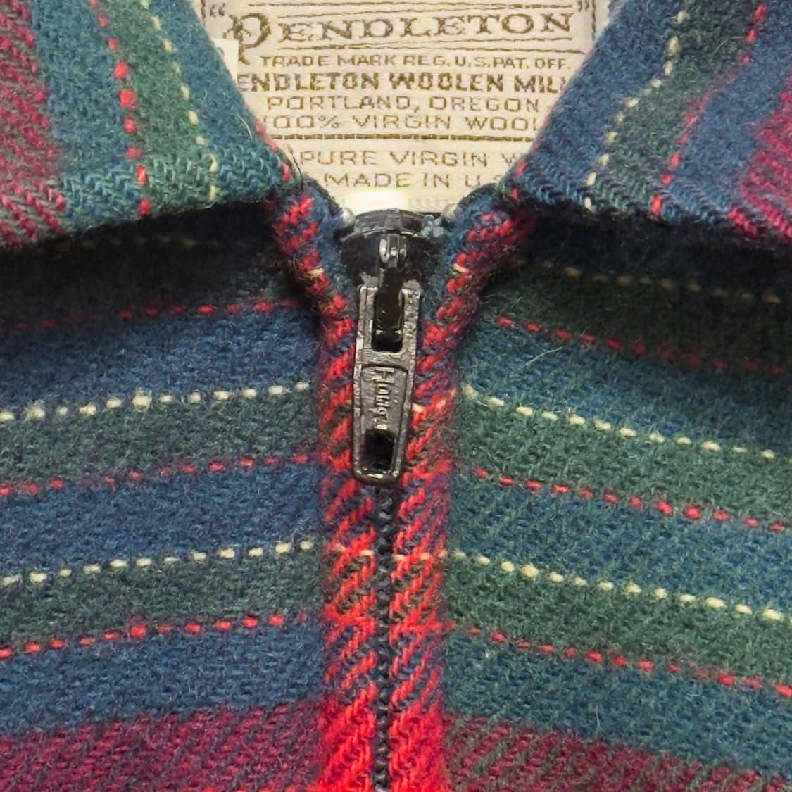 80s 펜들턴 체크 울 자켓 USA 상품이미지2