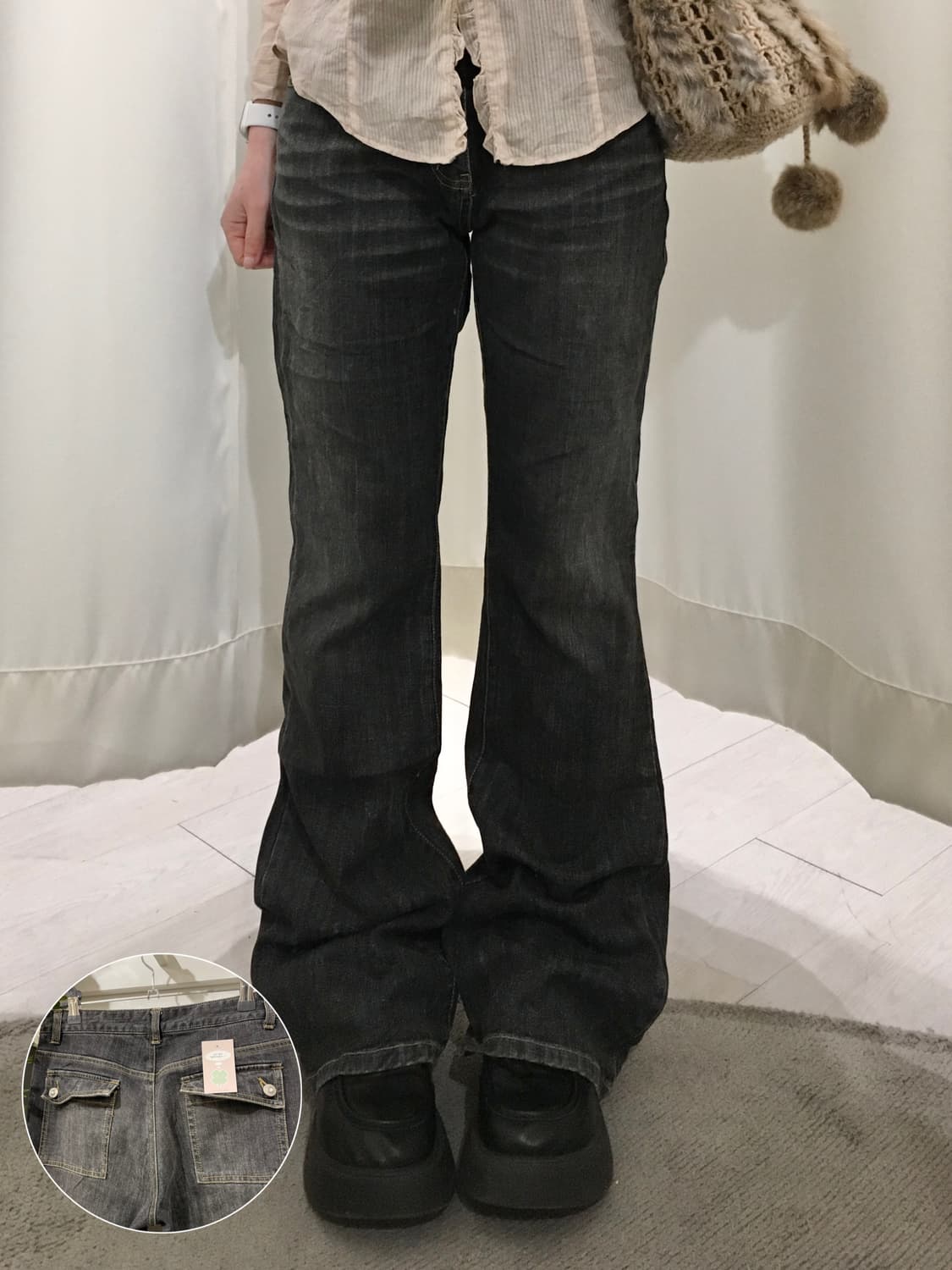 oririn jeans boots cut denim pt 상품이미지1