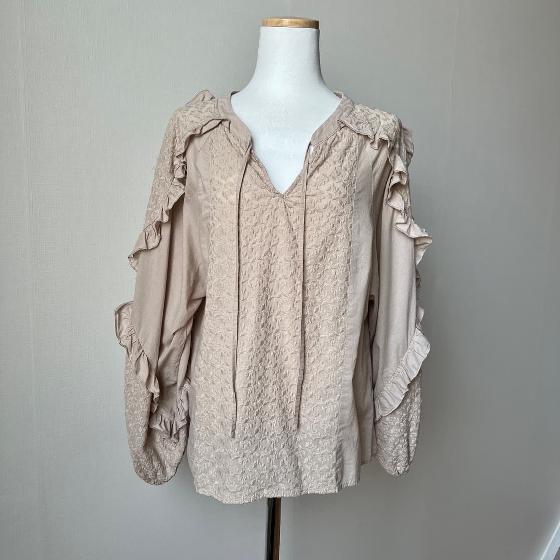 bohemian frill blouse 상품이미지2