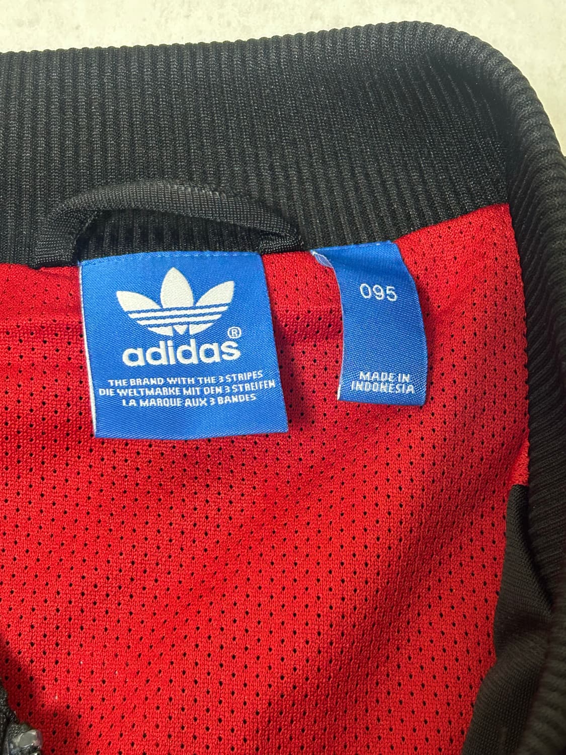 아디다스 져지 집업 트레이닝 트랙탑 검빨 검정 빨강 블랙 레드 상품이미지3