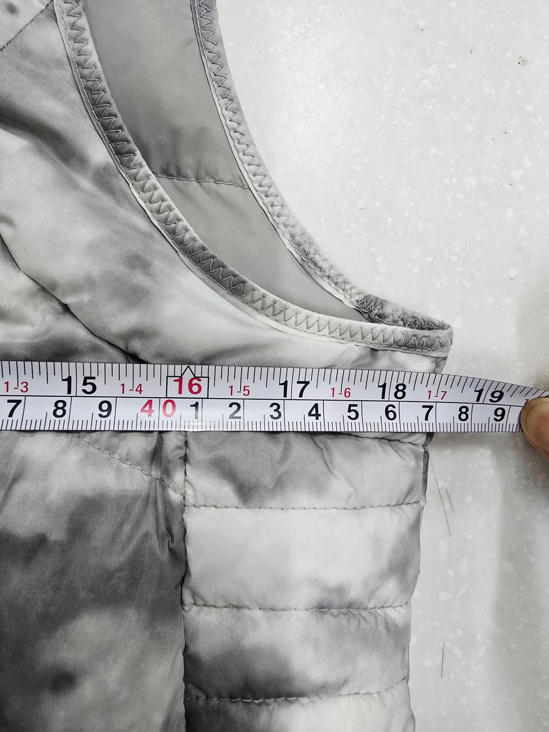 블랙야크 여성 패딩 조끼 구스다운 경량 그레이 상품이미지7