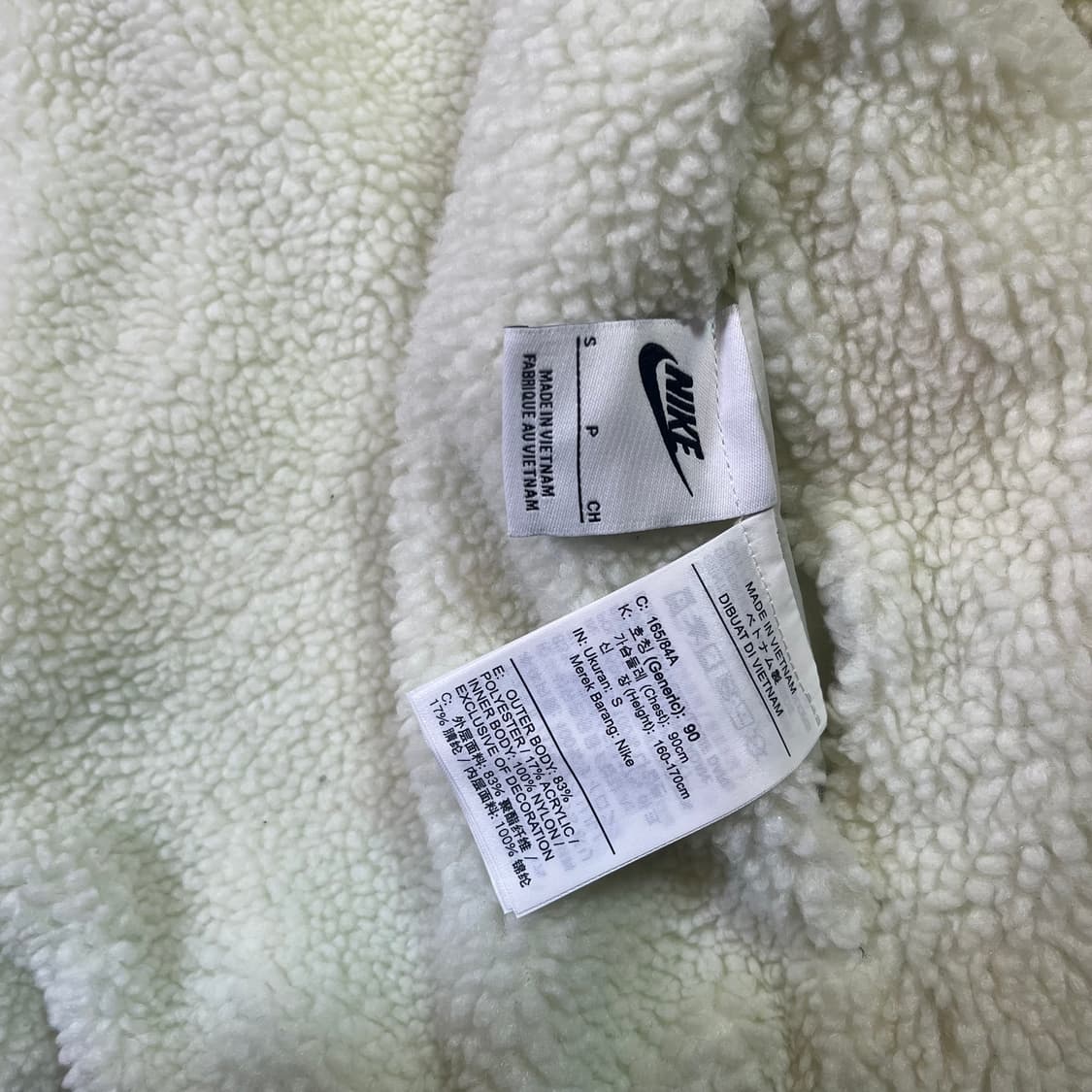 나이키 빅 스우시 리버시블 쉐르파 점퍼 상품이미지6