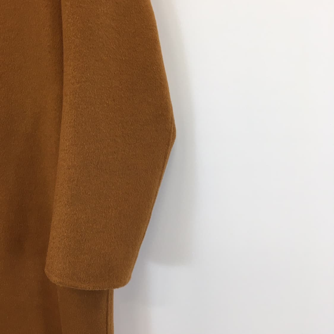 마마가리 캐시미어 카멜브라운 싱글코트 100  상품이미지3