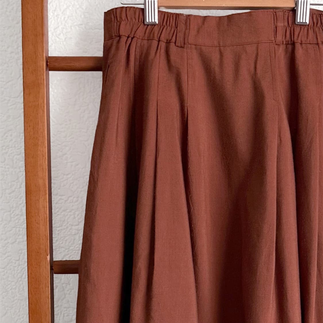 코티지 우드라인 버튼 스커트  상품이미지9