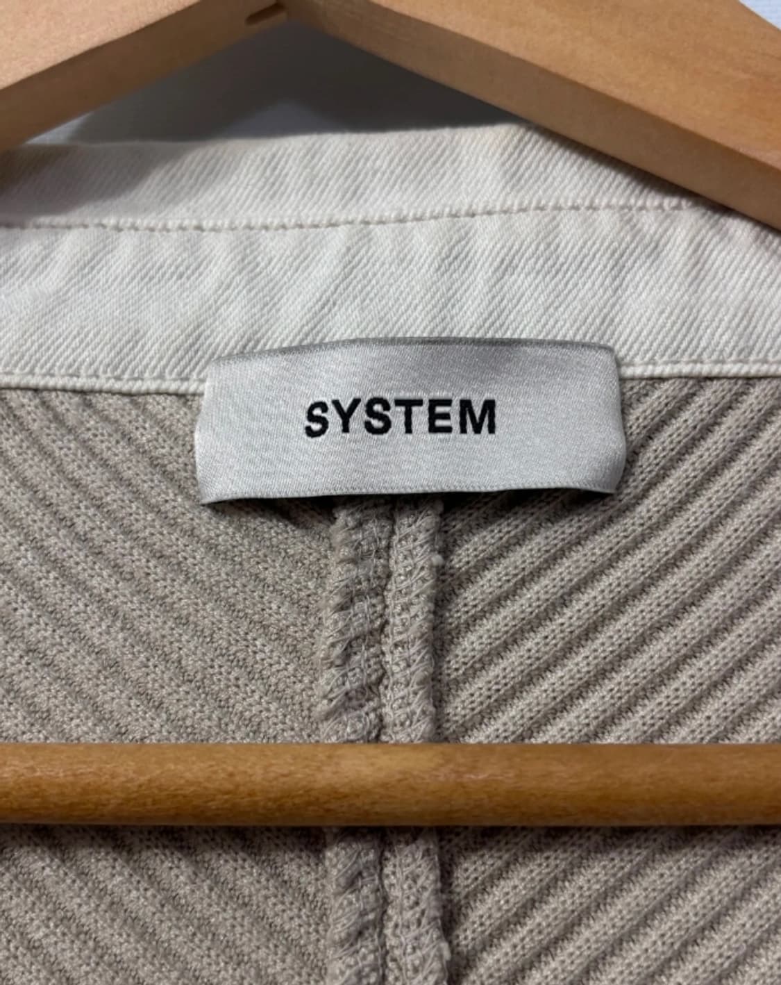 한섬 시스템 니트 셔츠 가디건 F 상품이미지6