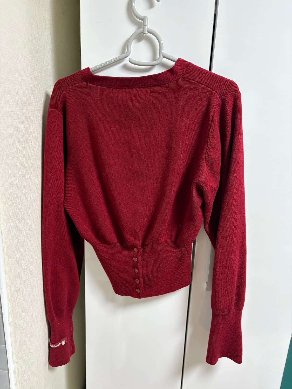 BAD BLOOD 배드블러드 니트 가디건 / 버건디 상품이미지2