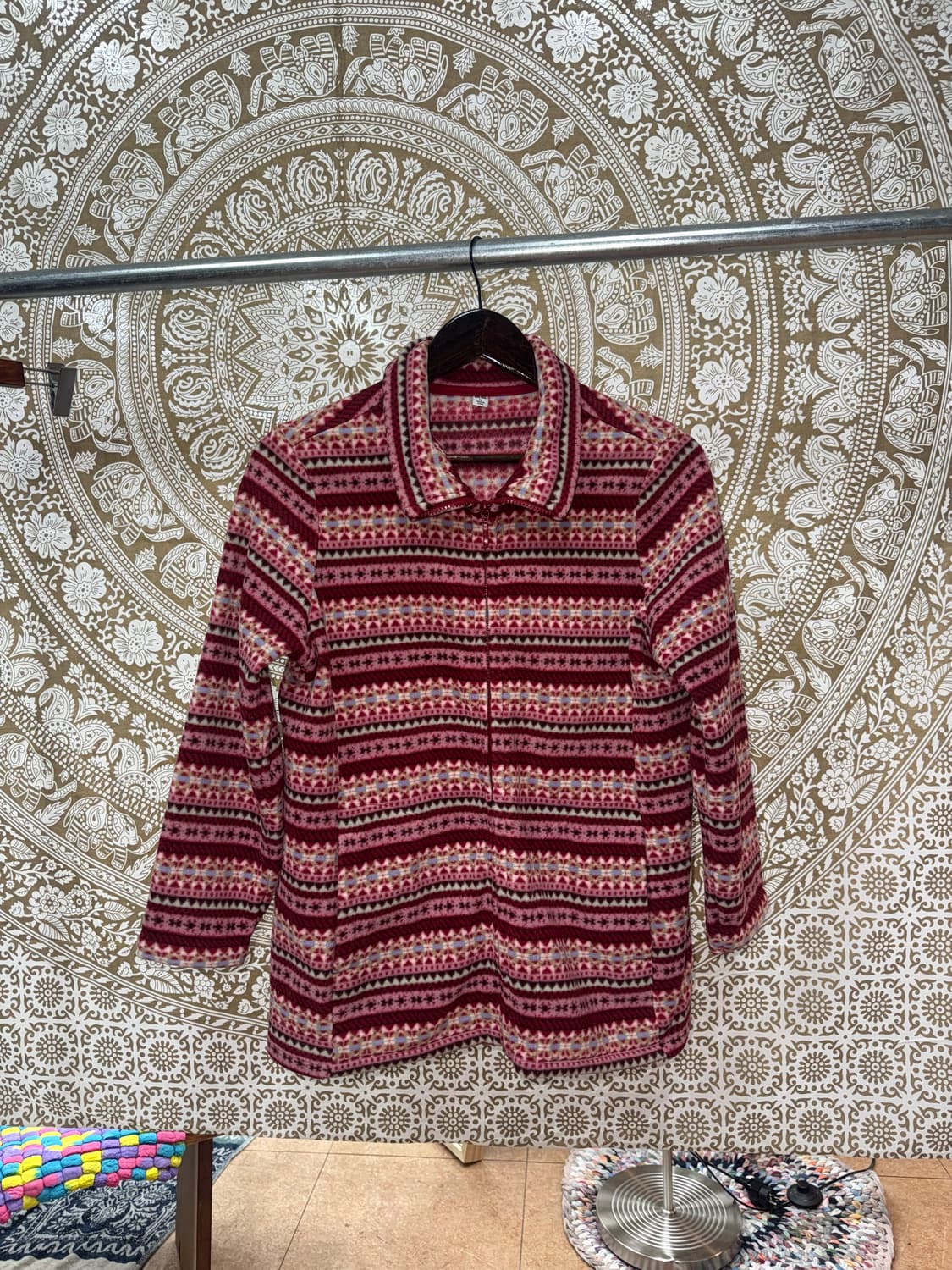 유니클로 핑크 에스닉 후리스  상품이미지3