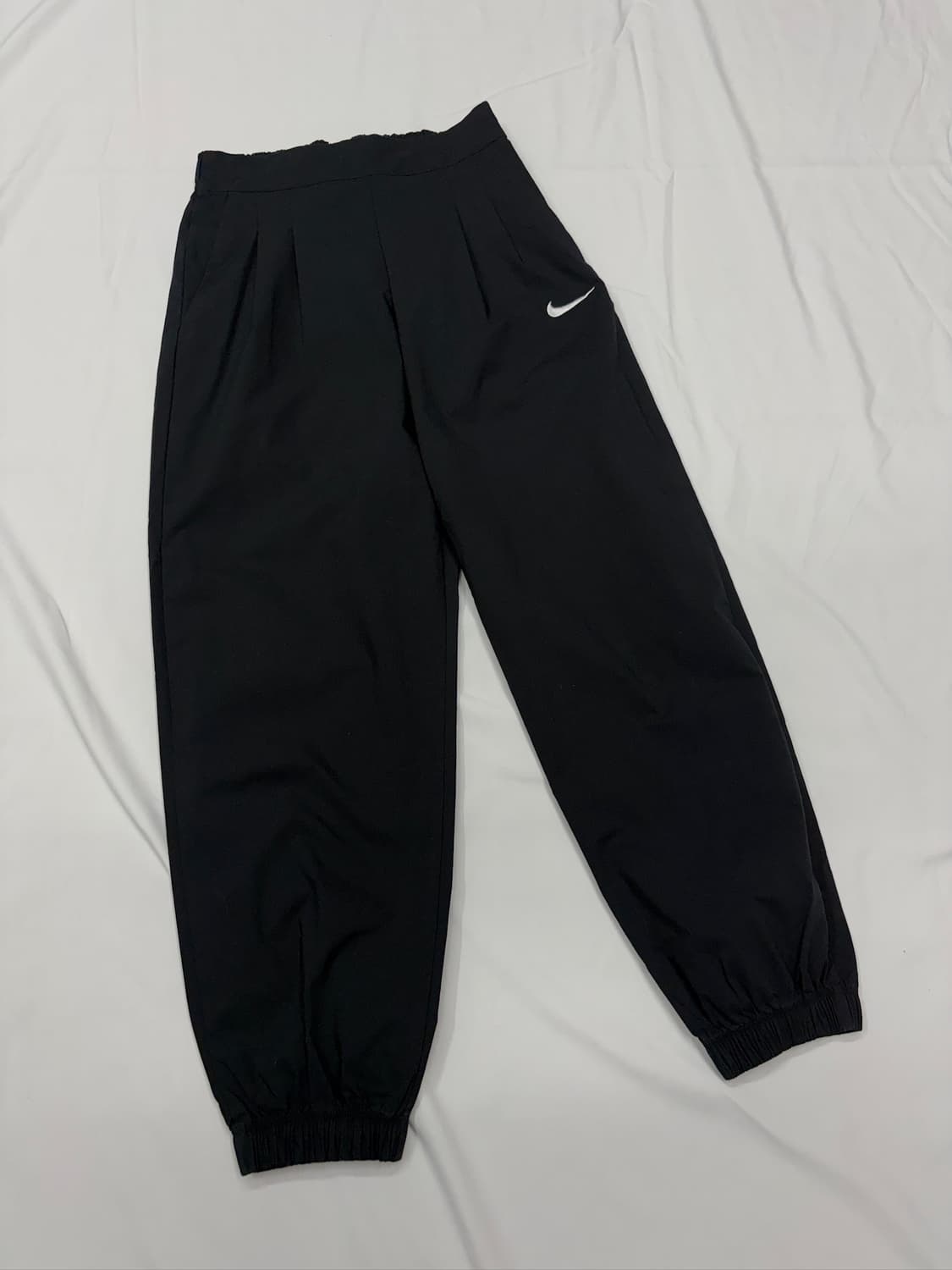 나이키 스우시 하이웨스트 우븐 나일론 조거 팬츠 상품이미지1