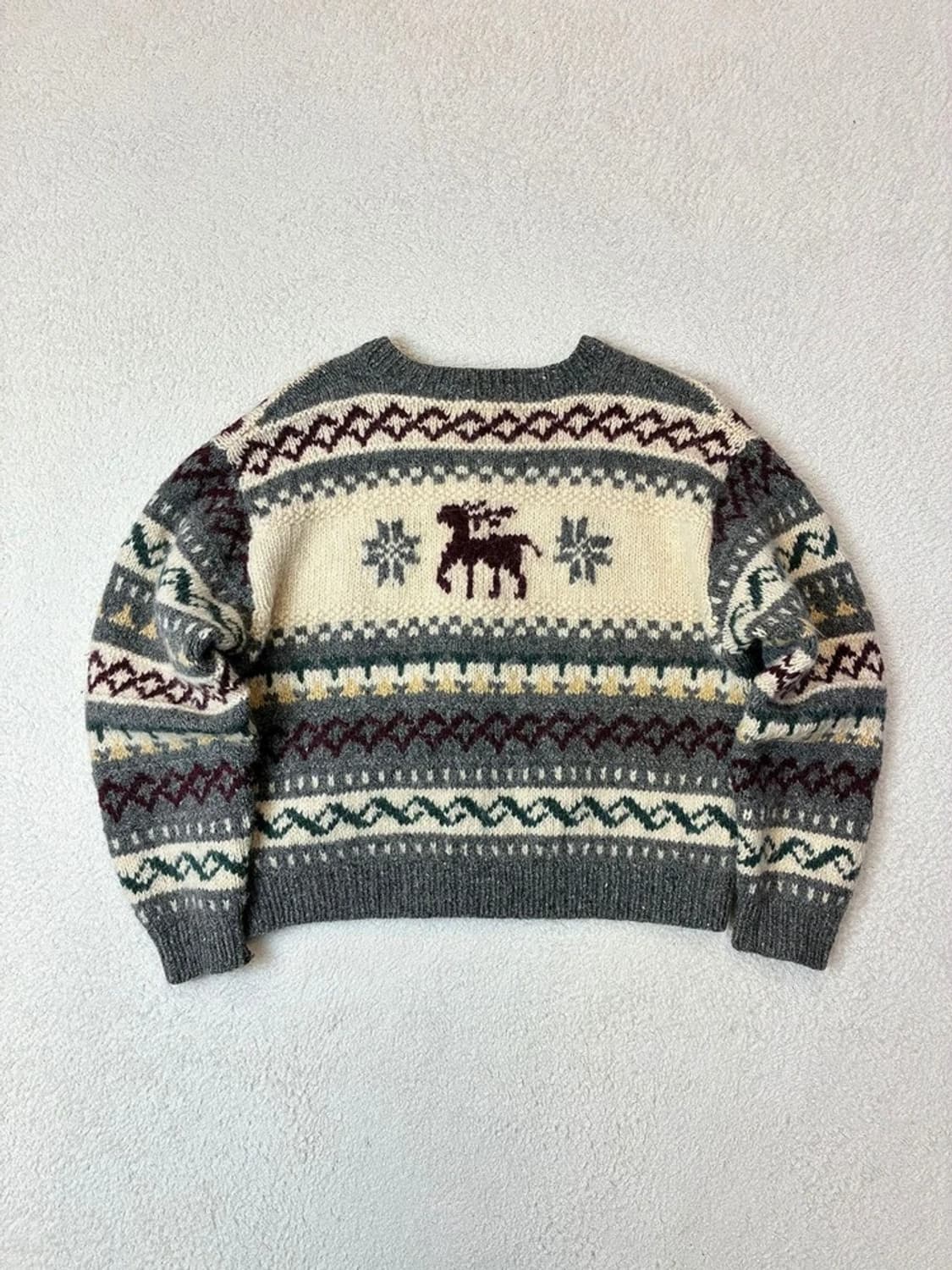 핸드니트 커도우 90's 에스닉 코위찬 패컨 울 가디건 PN6117 상품이미지5