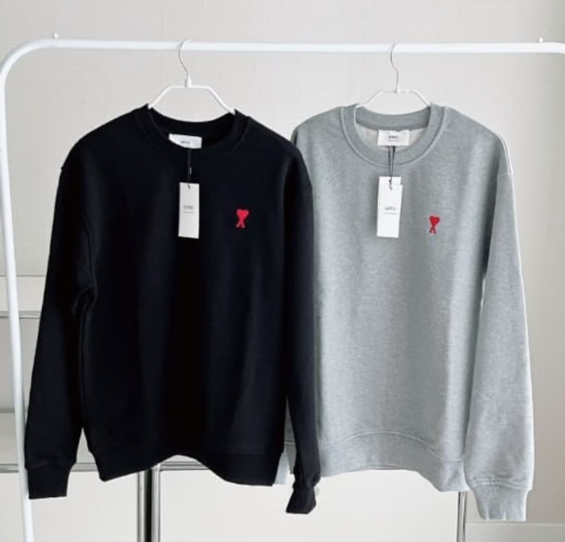 아미 맨투맨 (( 새상품 )) 큐알인증 상품이미지3