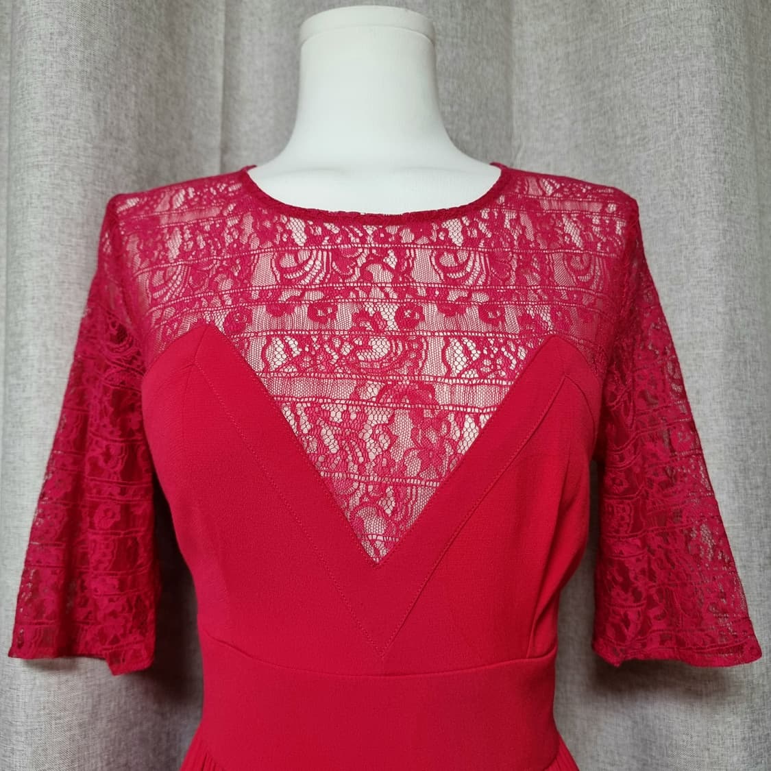 산드로 SANDRO 레이스 원피스 (55/표기2) 미시착 새상품 상품이미지4