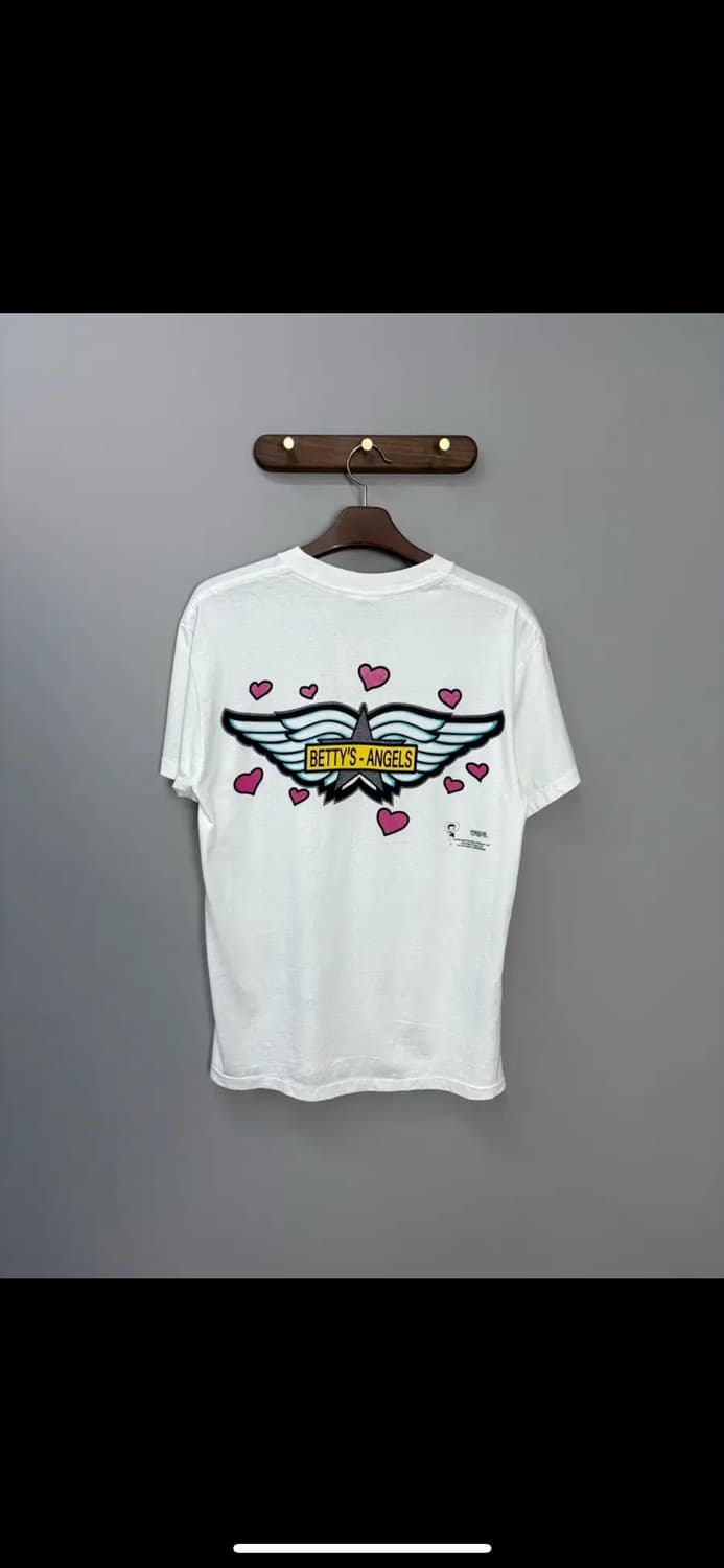빈티지 베티붑 라이딩 엔젤 반팔 H1472 상품이미지4
