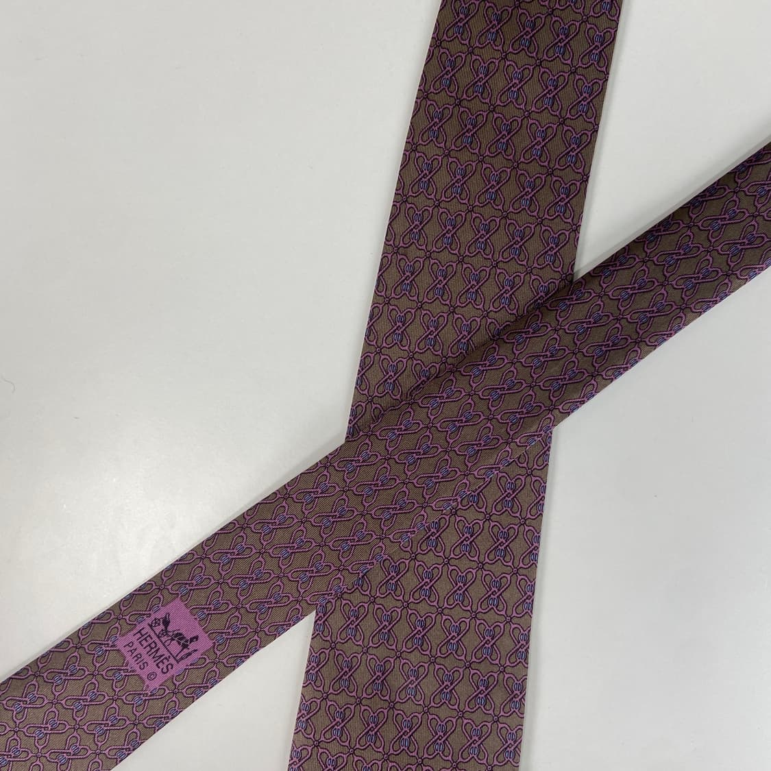 에르메스(HERMES) 명품 정품 넥타이 8.6cm 상품이미지4