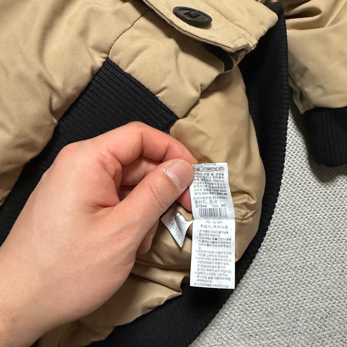 노스페이스 화이트라벨 퍼 후드 숏패딩 상품이미지4