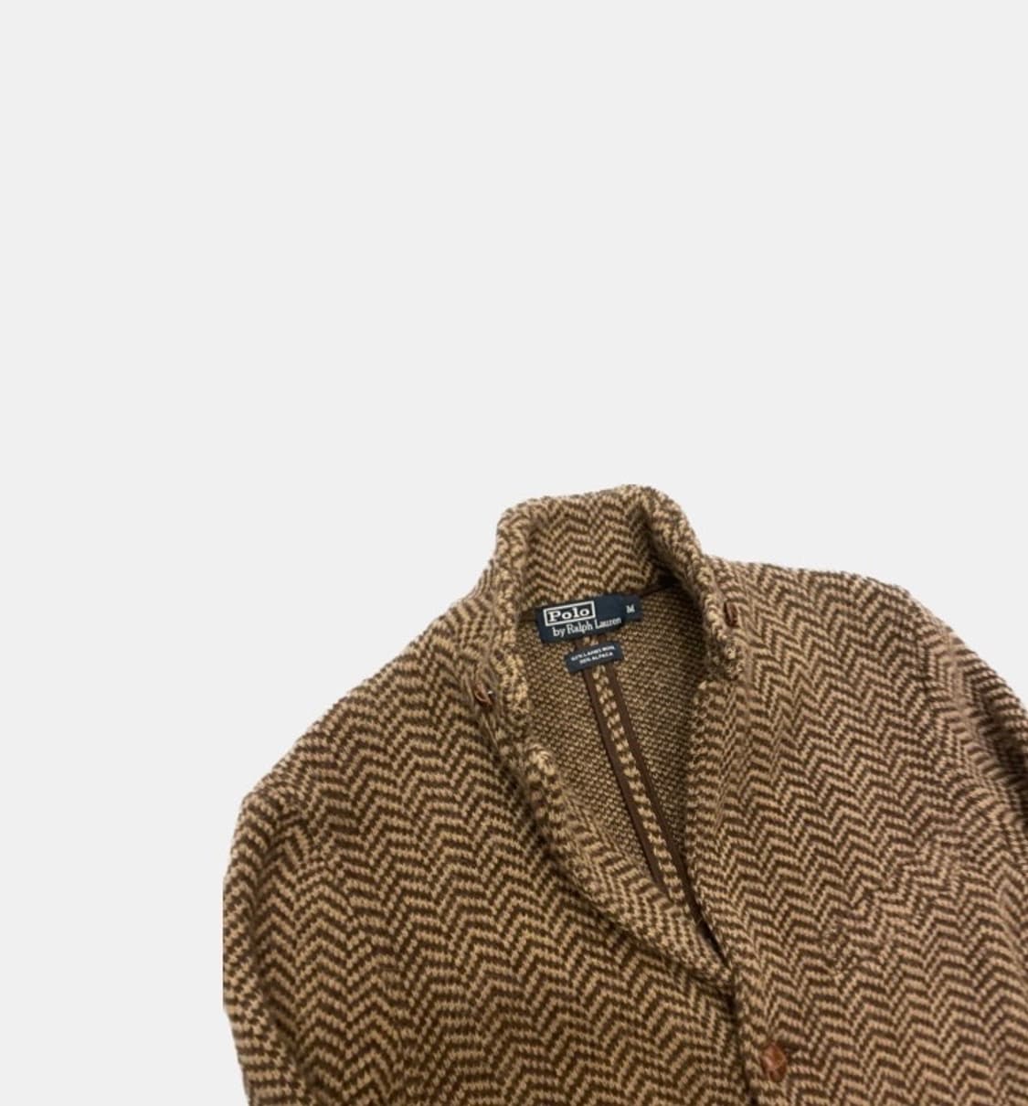 폴로 알파카 니트자켓 상품이미지2