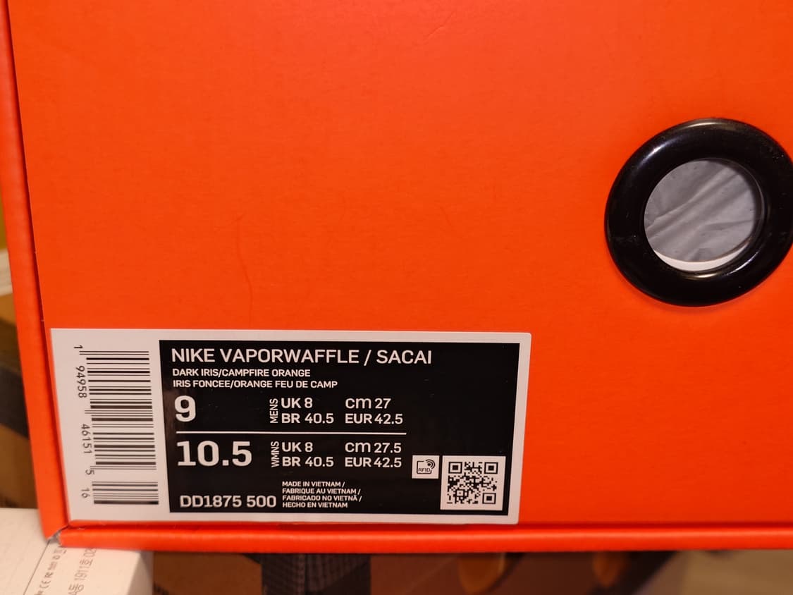 [270] 나이키 x 사카이 베이퍼와플 퍼플 다크 아이리스 상품이미지8