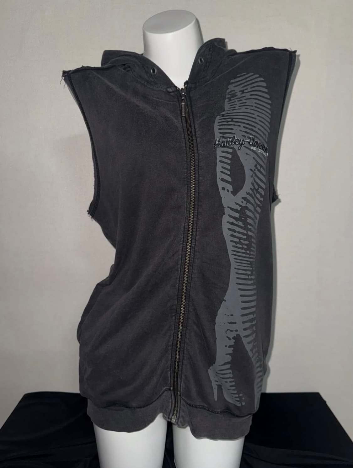 할리데이비슨 후드집업조끼 상품이미지2