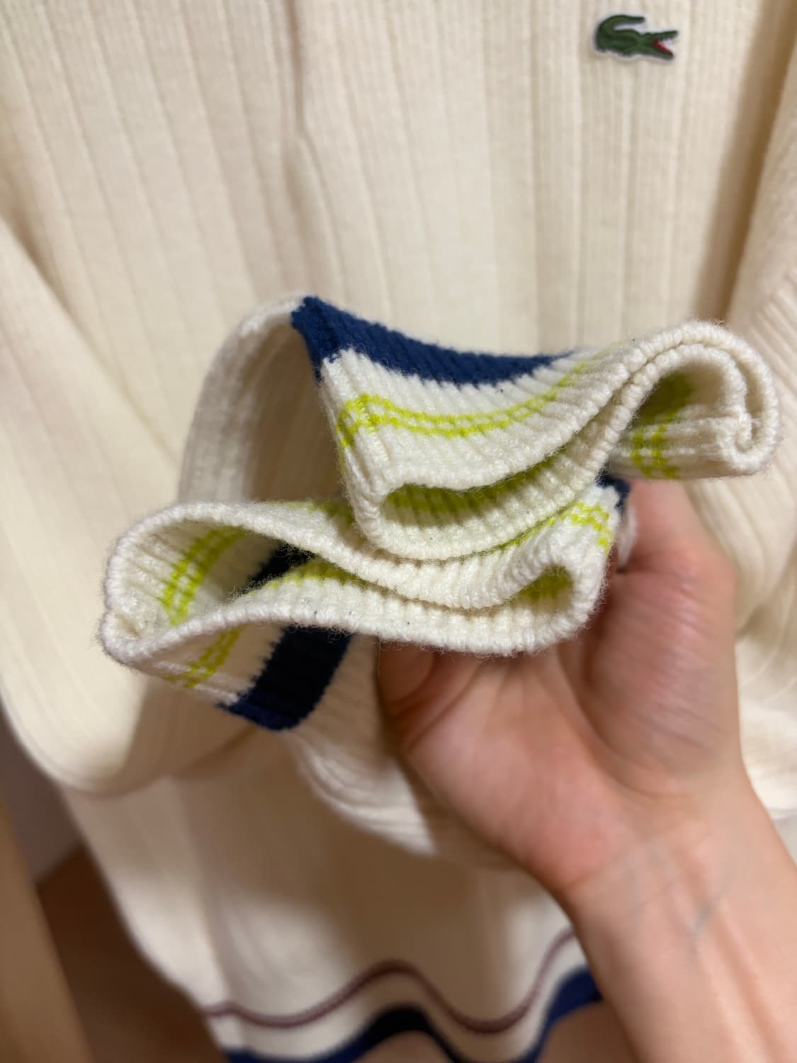 (4) 라코스테 울 스웨터 테니스 폴로 셔츠 상품이미지4