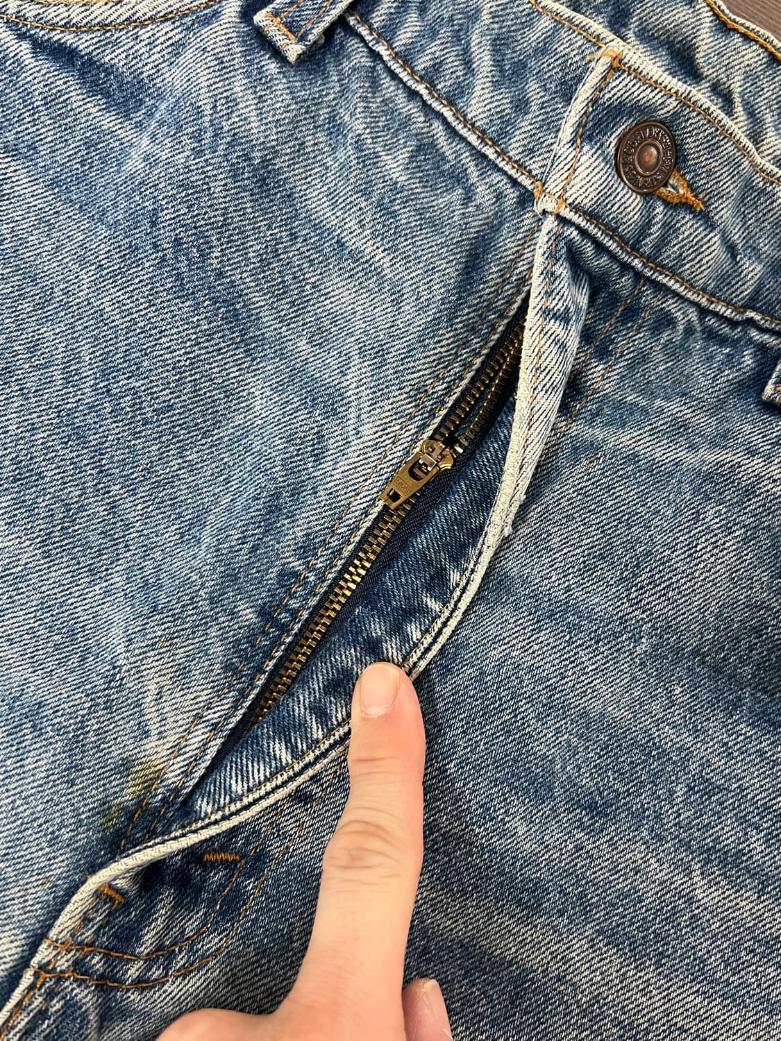 90s USA Levis 리바이스 517 오렌지탭 부츠컷 데님 팬츠 상품이미지5