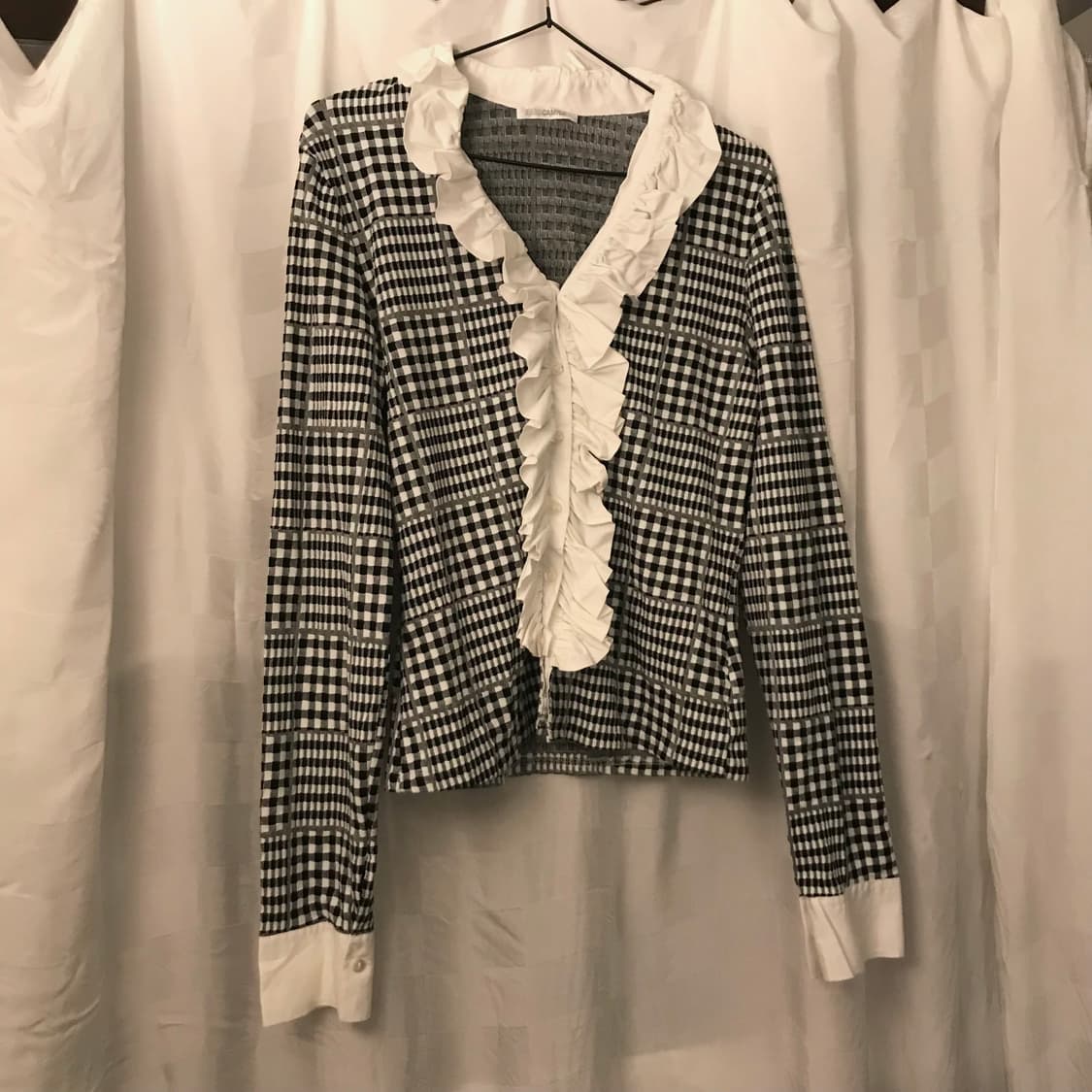 Naracamicie 나라카미체 로걀 러플 프릴 블라우스 상품이미지2