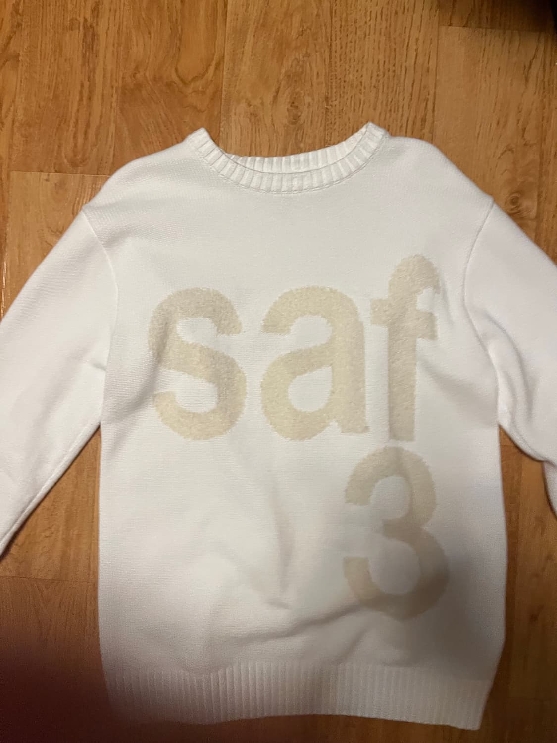 사파리스팟 니트 화이트 상품이미지2