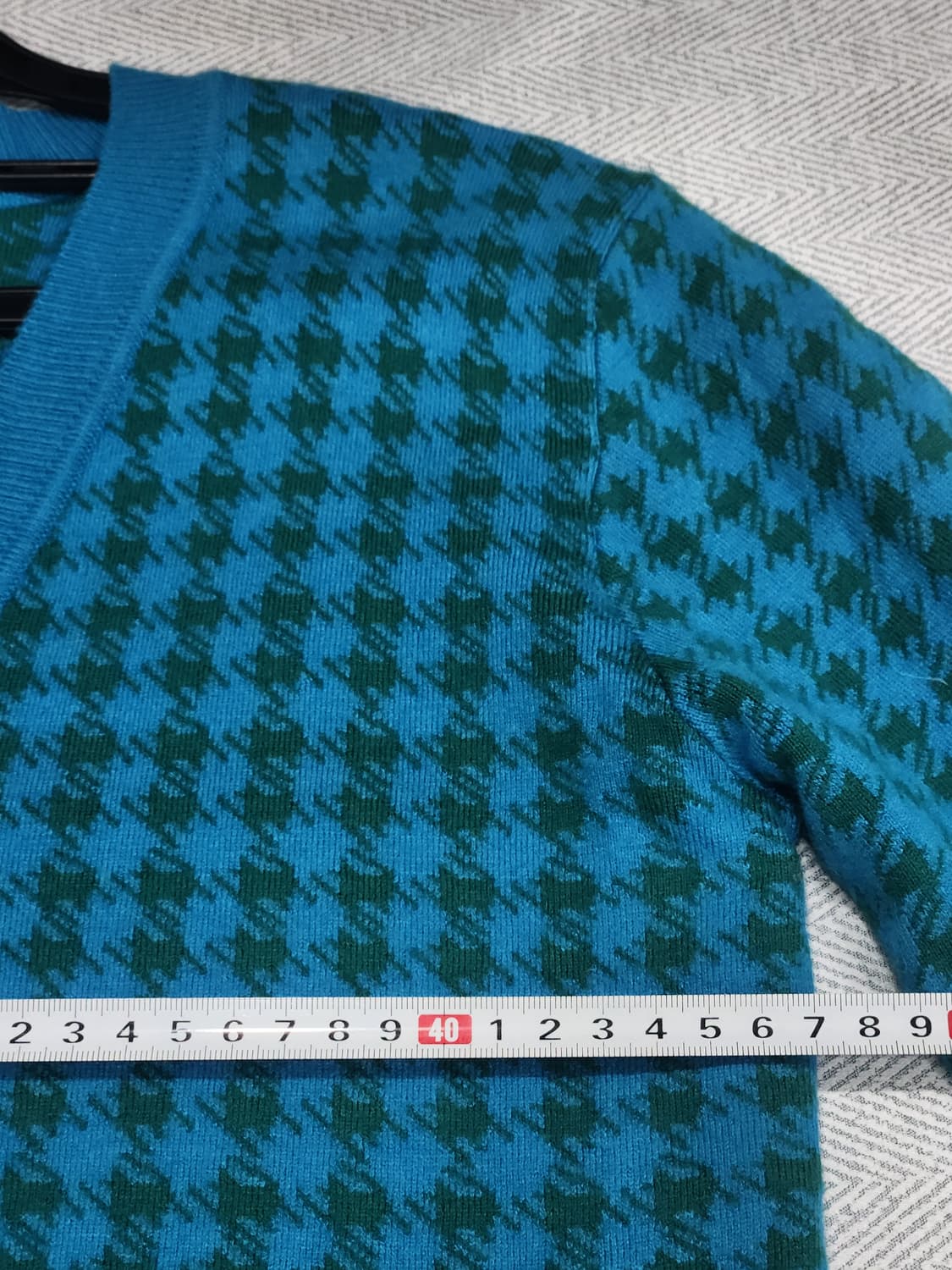 [66] 칼라거펠트 하운드투스 가디건 여성 66사이즈 상품이미지7