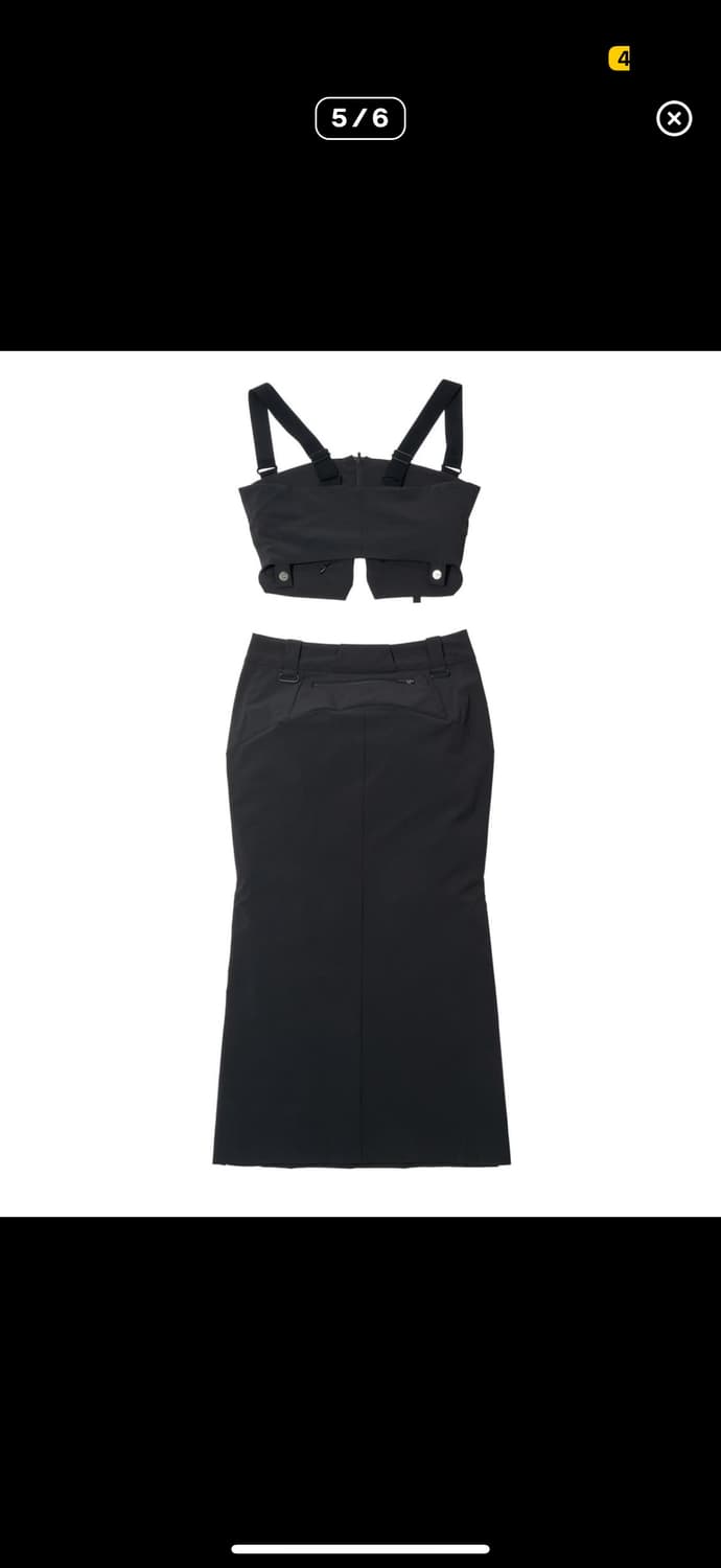 혜인서 카고 스커트 블랙 상품이미지3