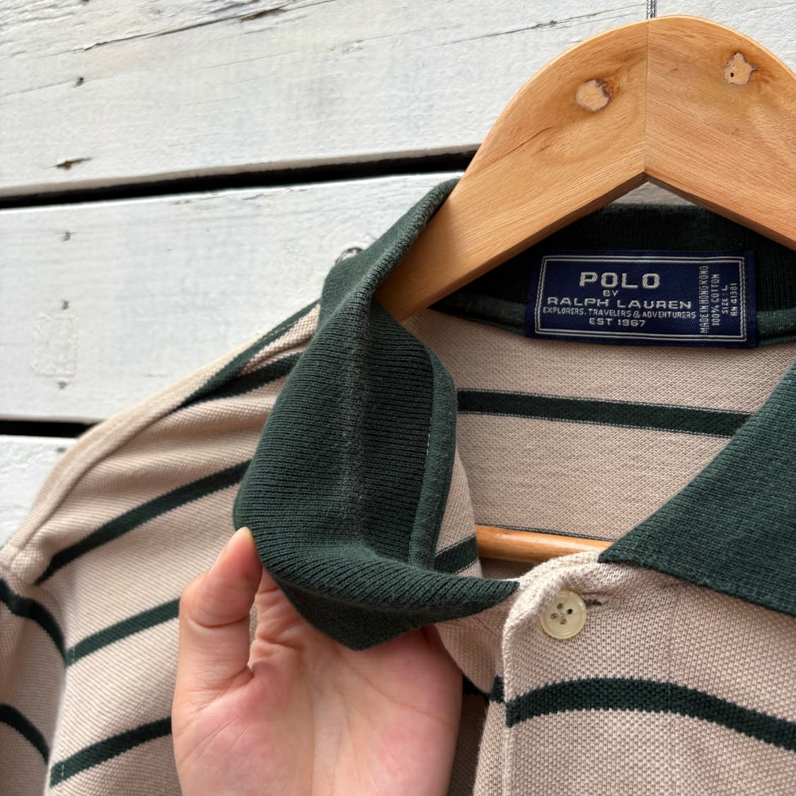 Polo 폴로 스트라이프 카라티 상품이미지5