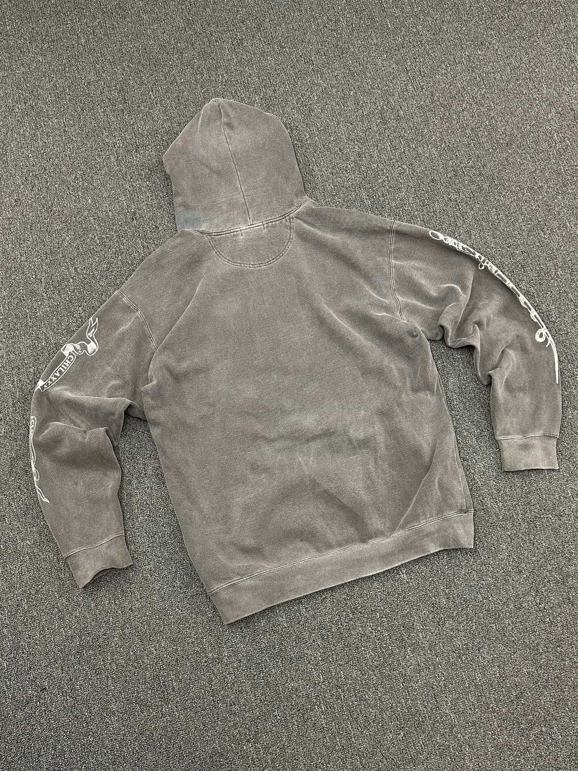 L)Chilaxxx 빈티지 워싱 프린팅 후드티 상품이미지2