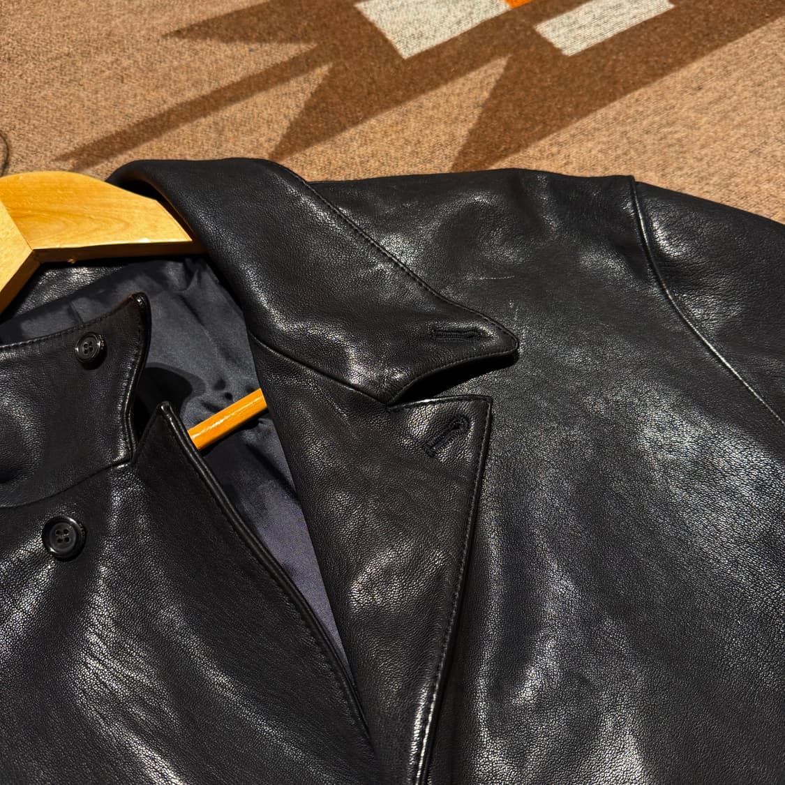 Youth 유스 워시드 레더 자켓 M 양가죽 상품이미지4