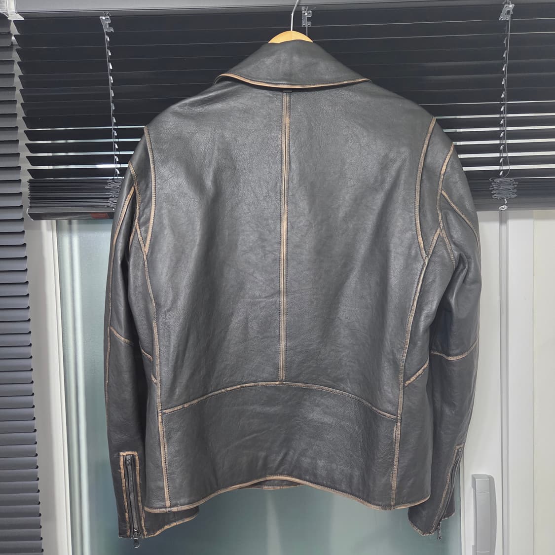 알레그리 이태리 램스킨 레더자켓 50 상품이미지4