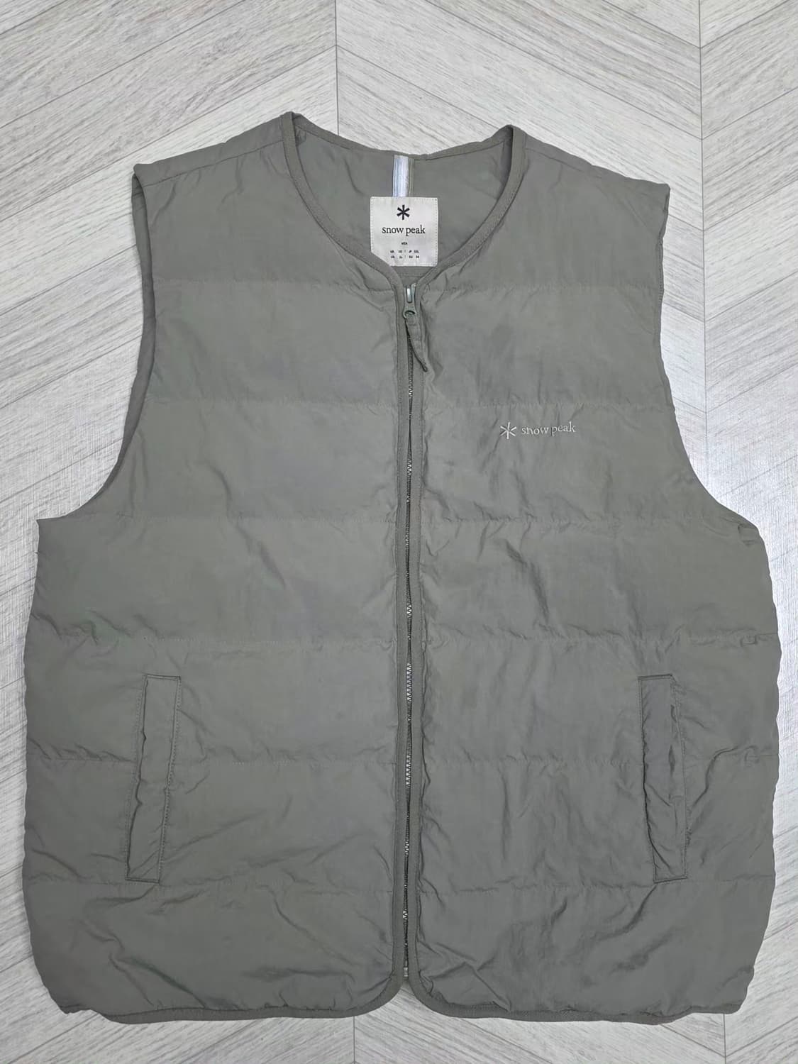 스노우피크 경량 패딩 조끼 남성 110.  XXL 상품이미지1
