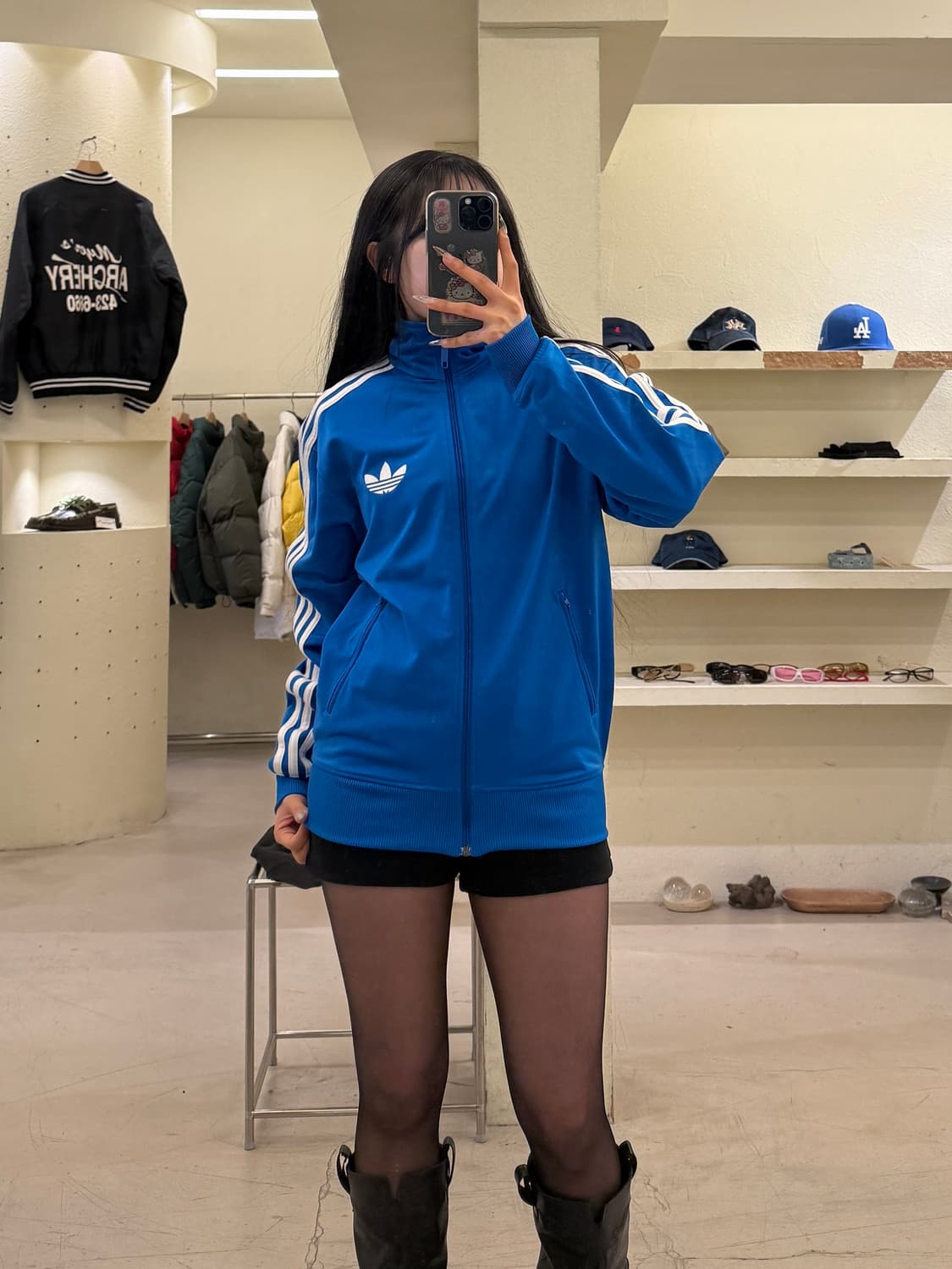 아디다스 파이어버드 블루 트랙탑 져지 U970 상품이미지1