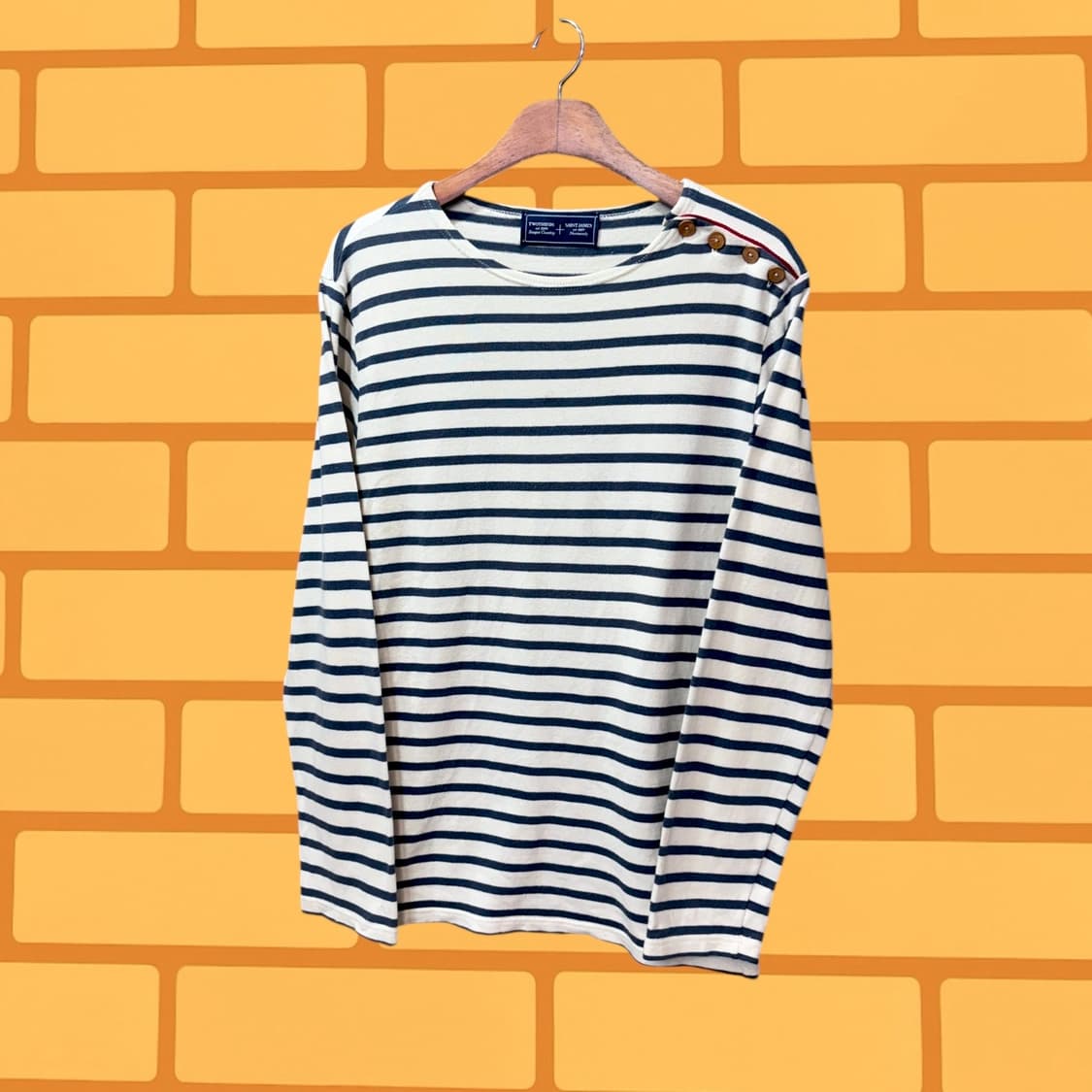 세인트 제임스 x 투써드 스트라이프 보더티 (L) 상품이미지1