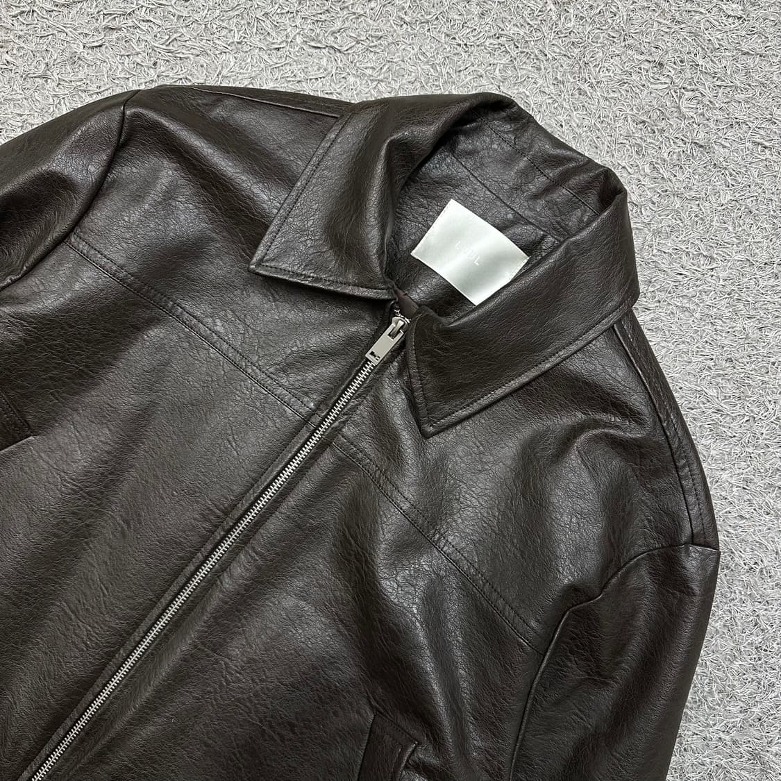 [우먼100] LUUL 레더자켓 상품이미지1