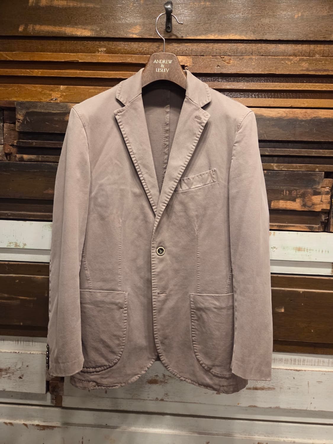 베나코 앤 폰타나 가먼트워싱 자켓 상품이미지1