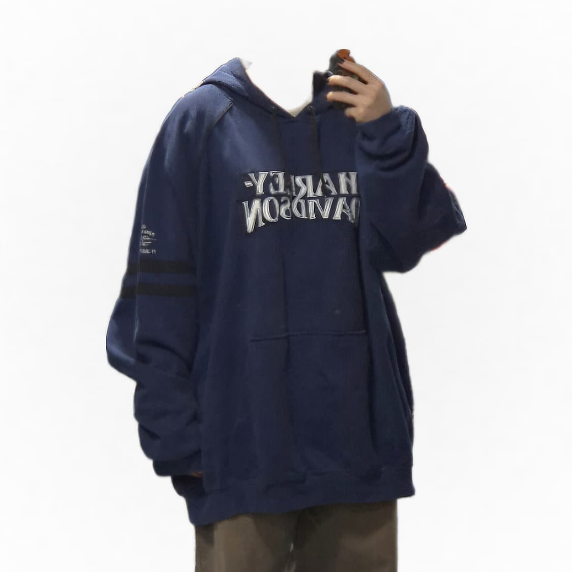 HDB 할리데이빈슨 로고 후드티 3XL 상품이미지5