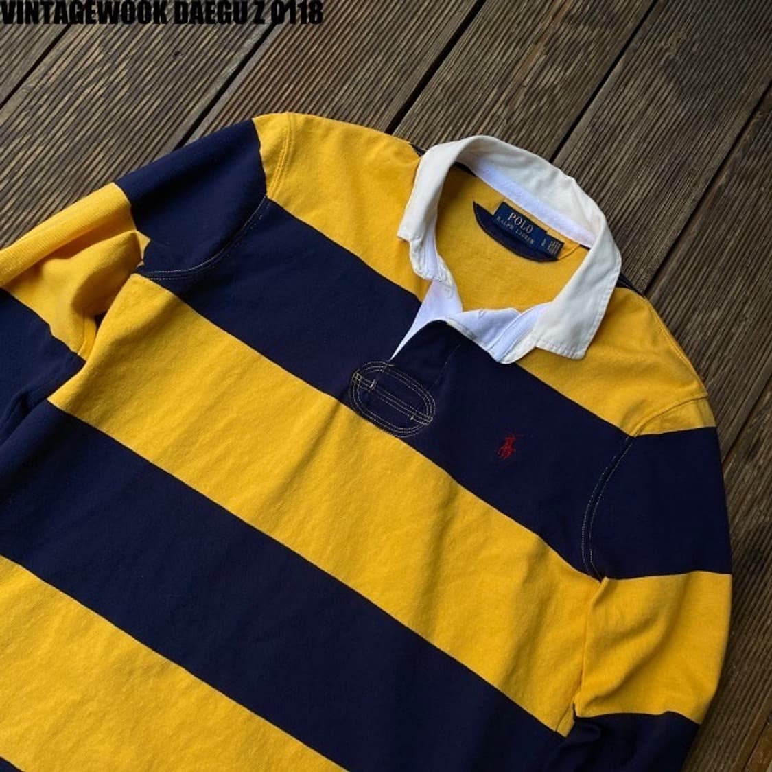 폴로 럭비티 폴로 꿀벌티 김하온티 L 상품이미지2