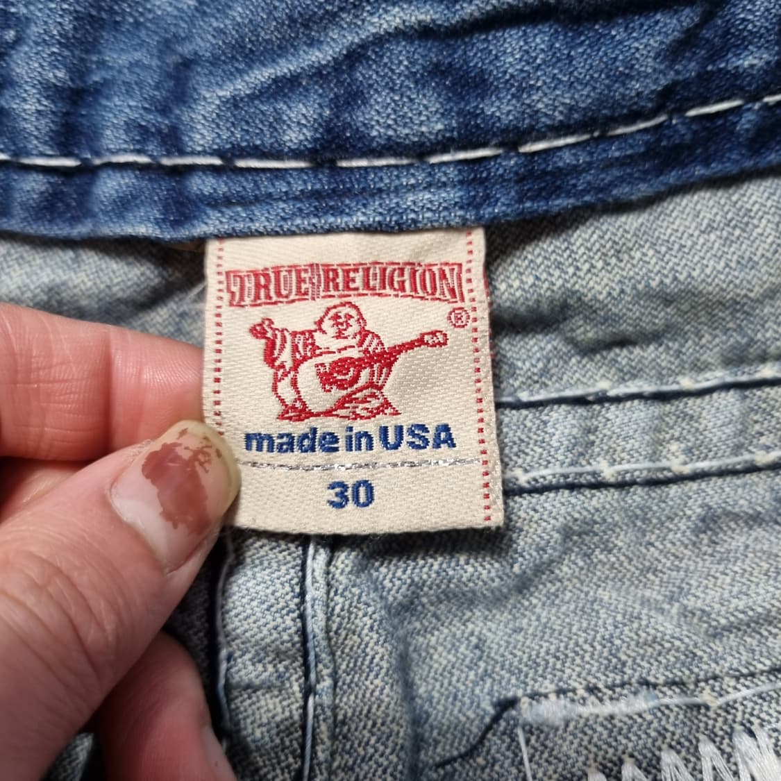 트루릴리전 부츠컷 워시드 팬츠  상품이미지9