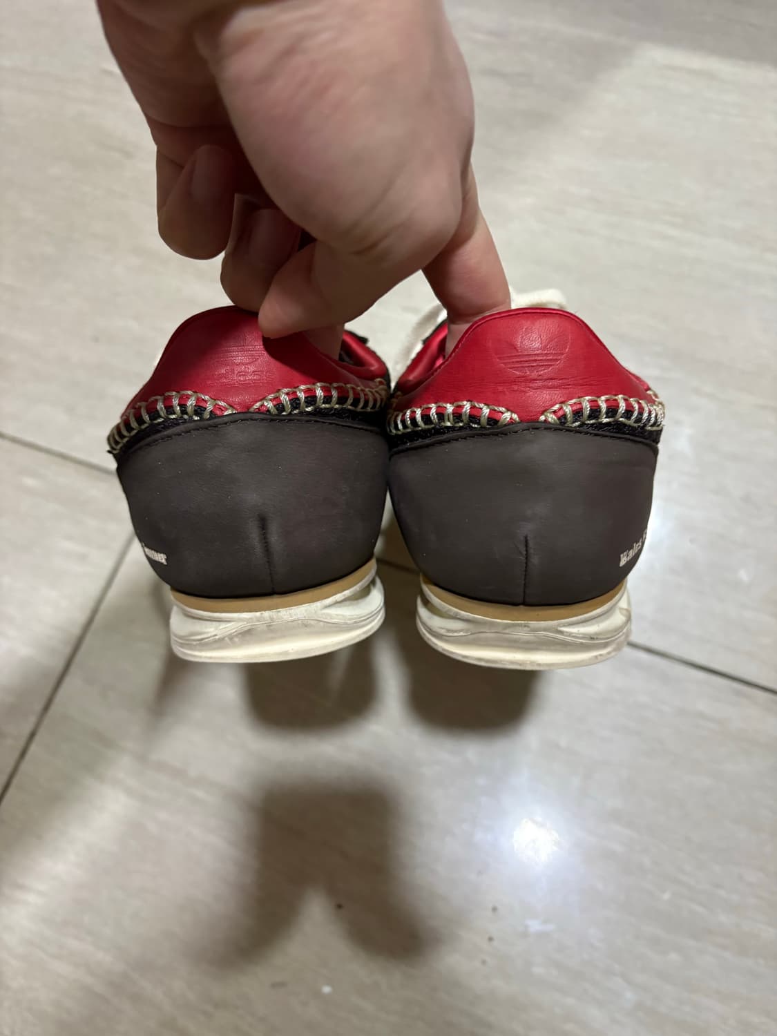 아디다스 x 웨일스 보너 SL 72 니트 브라운 상품이미지5