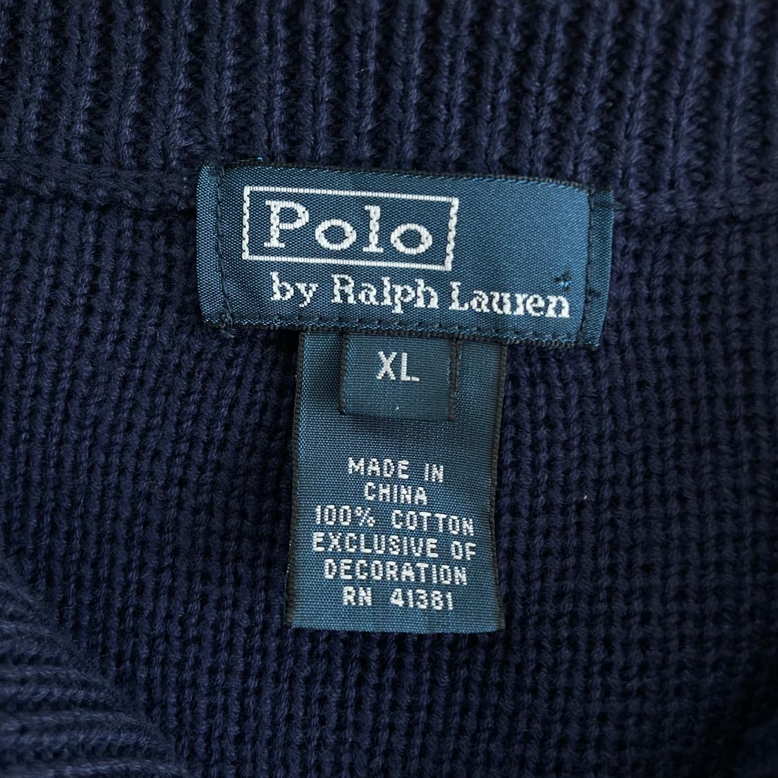 Polo  폴로 랄프로렌 자수 코튼 니트 집업 상품이미지5