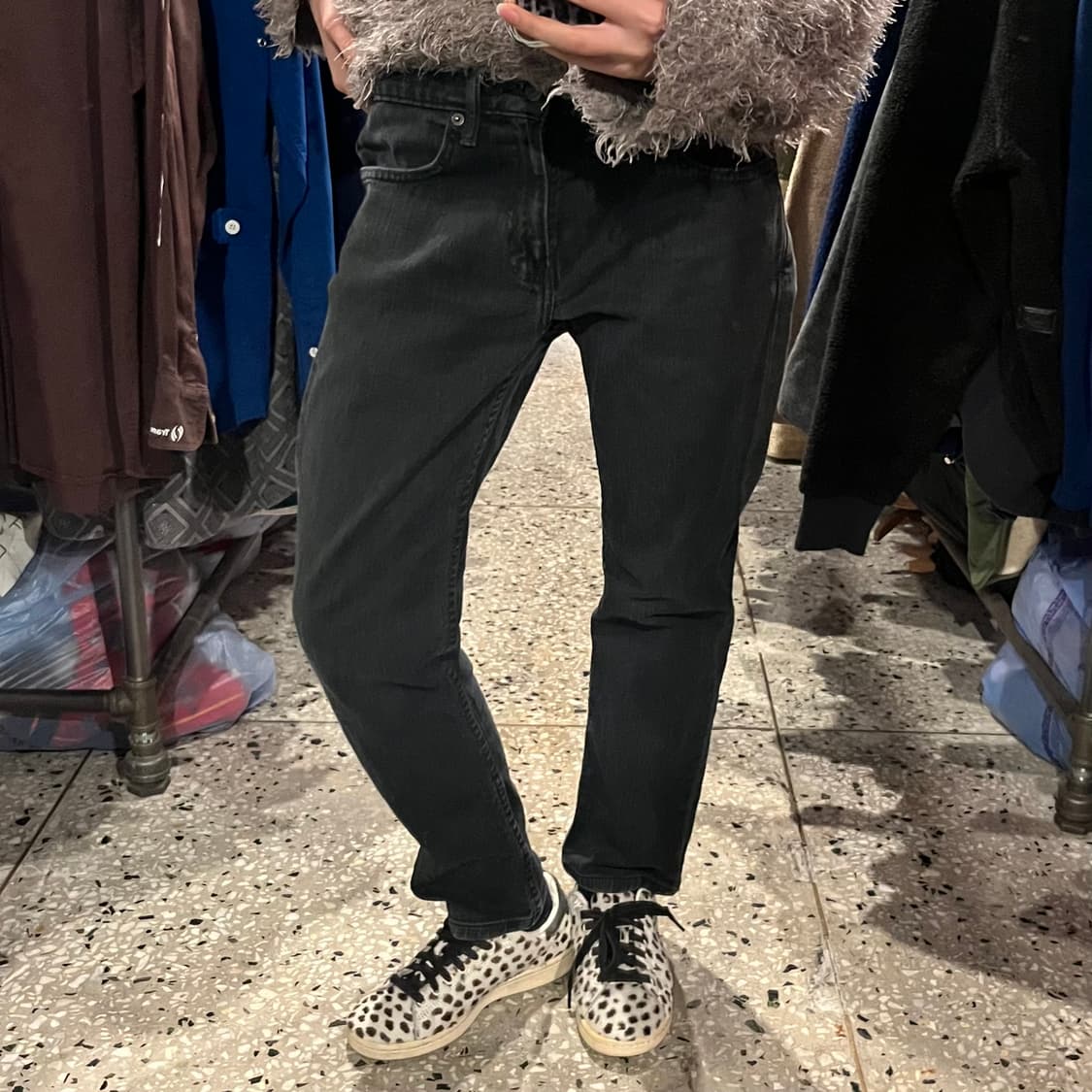 LEVI'S 리바이스 블랙 워싱 데님 팬츠  상품이미지1